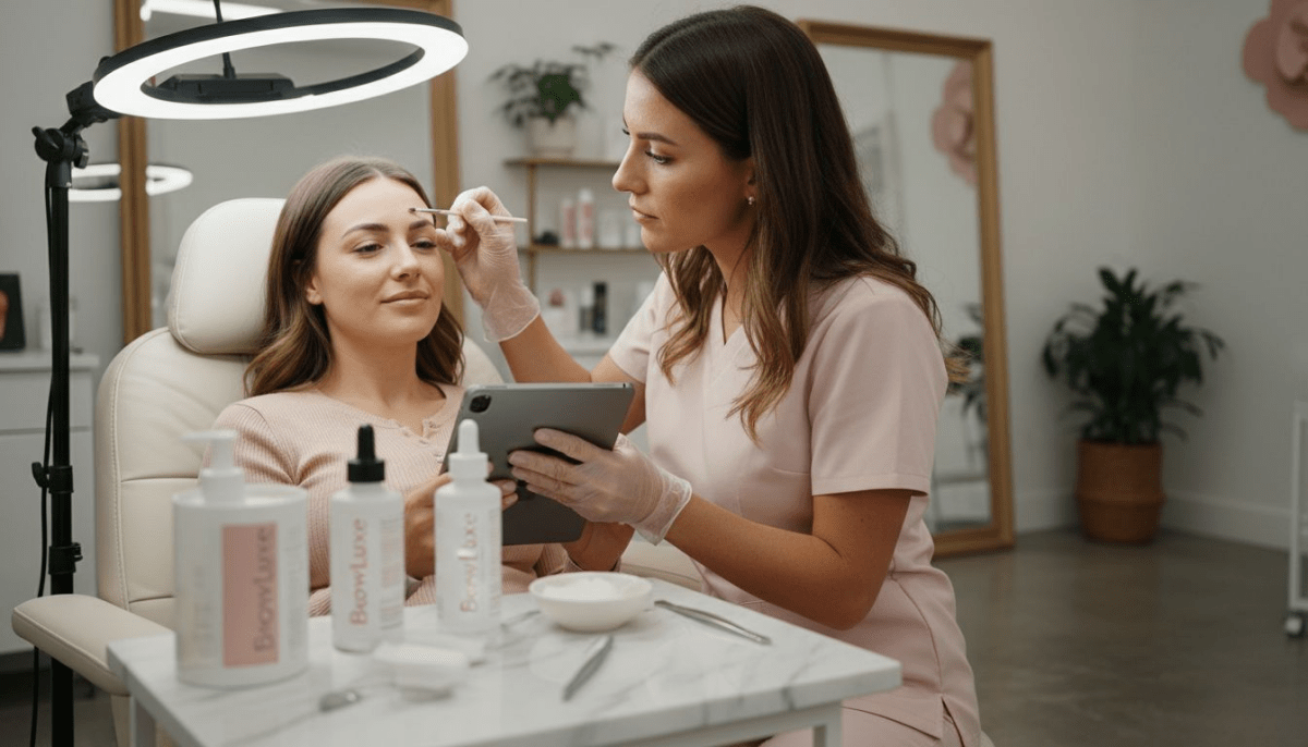 Complete Guide to the Role of Brow Lamination Solutions - FRAU STORE USA