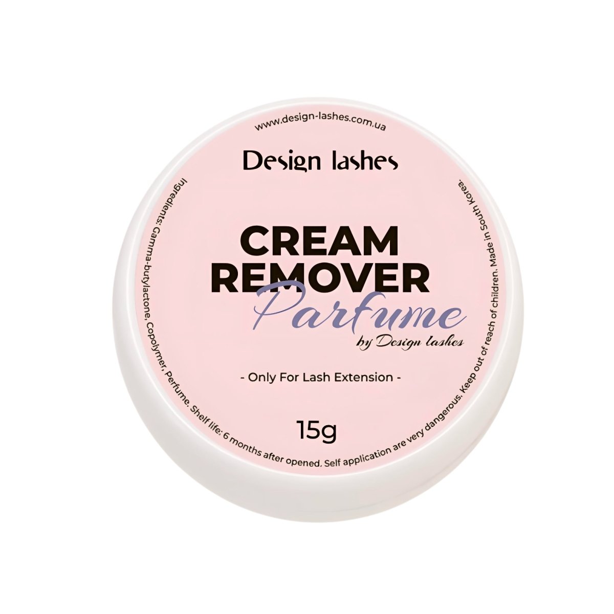 DESIGN LASHES EYELASH EXTENSIONS CREAM REMOVER - FRAU STORE USA