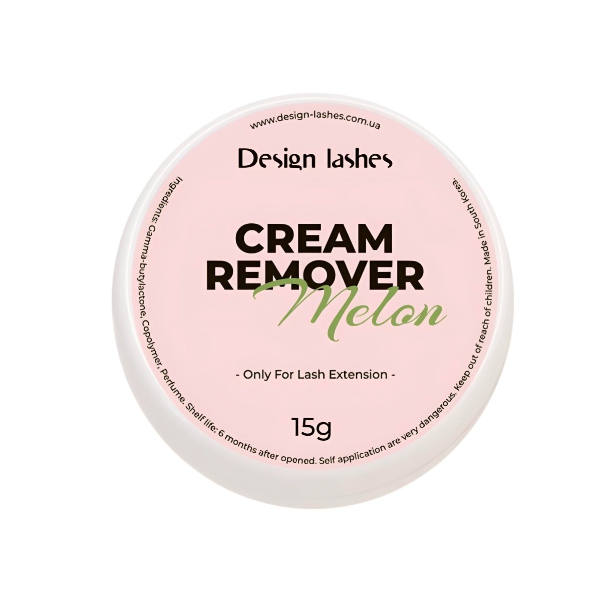 DESIGN LASHES EYELASH EXTENSIONS CREAM REMOVER - FRAU STORE USA