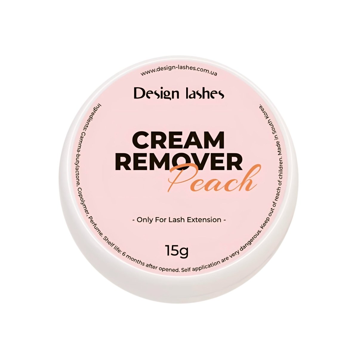 DESIGN LASHES EYELASH EXTENSIONS CREAM REMOVER - FRAU STORE USA