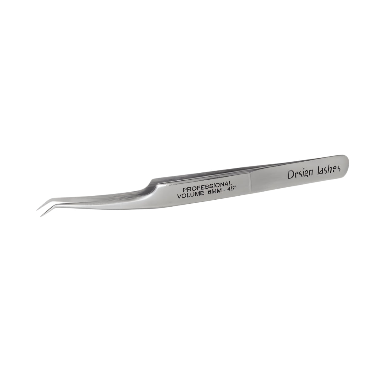 DESIGN LASHES - Tweezers for eyelash extensions L 6mm ,boot, 45° (satin) - FRAU STORE USA