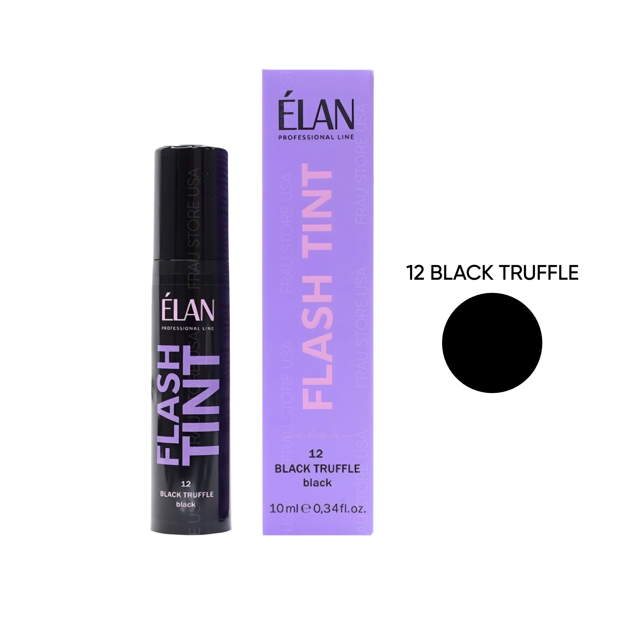 Elan Flash Tint Brow and Lash Tint System 10ml Black Truffle – quick-acting formula for lasting color – buy in the USA at FRAU Store