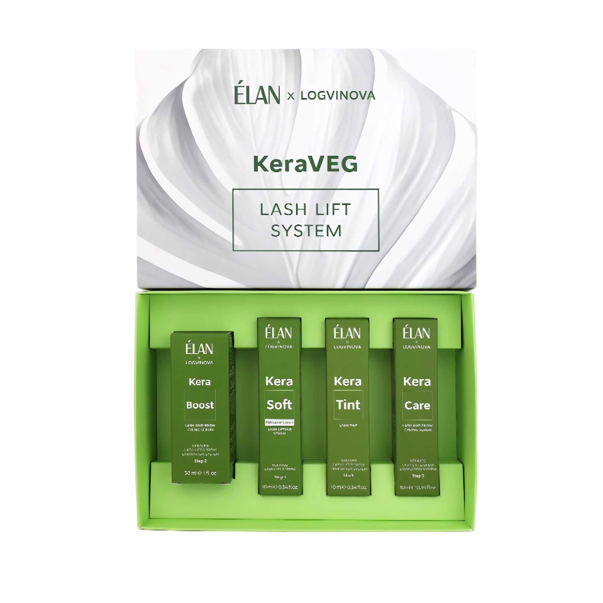 Elan KeraVEG Lash Lift System Kit – plant-based lash lifting and lamination set – buy in the USA at FRAU Store
