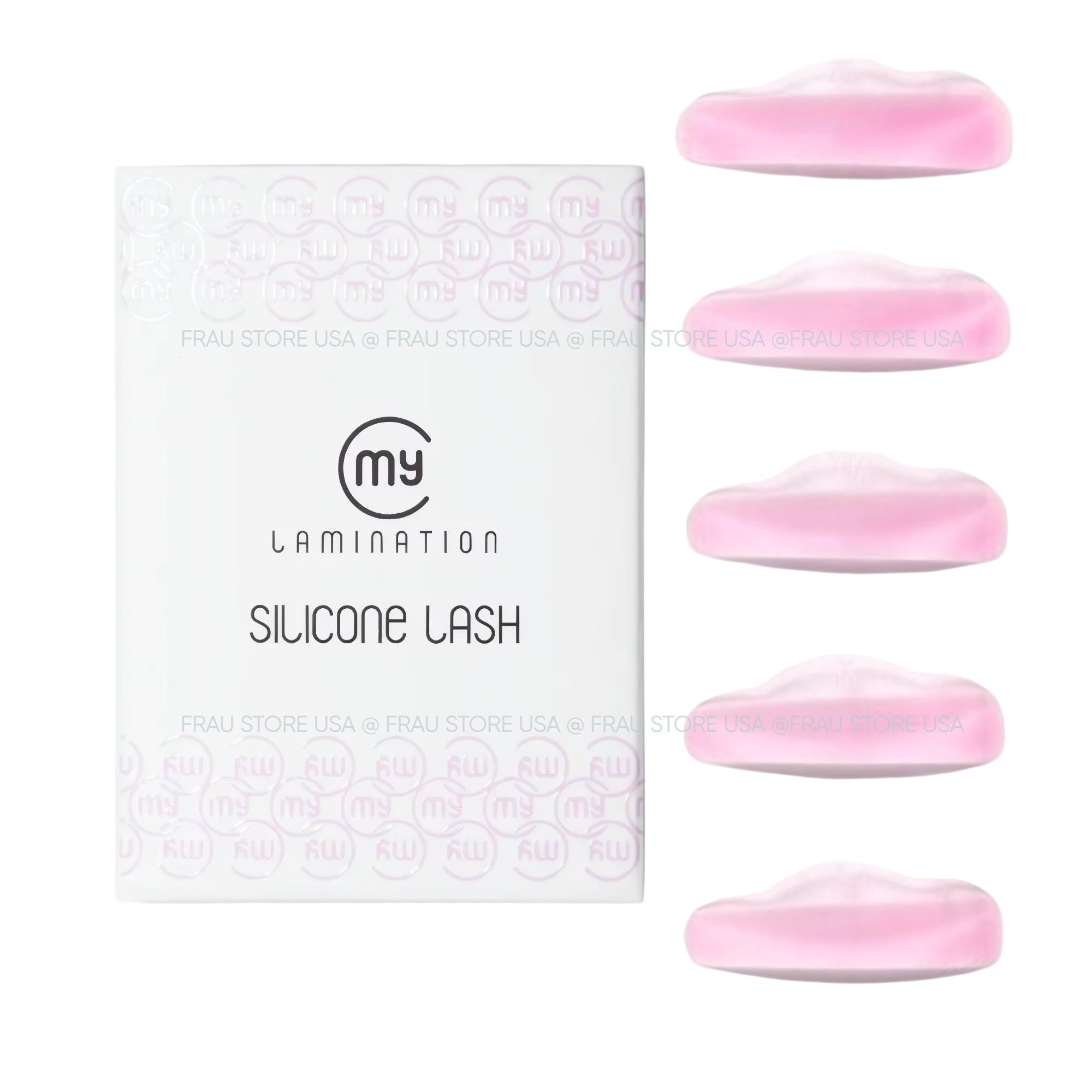 MY LAMINATION Silicone Pads Pink Mix – 5 pairs in sizes S to XL for precise lash lift curling and comfort – buy in USA at FRAU Store