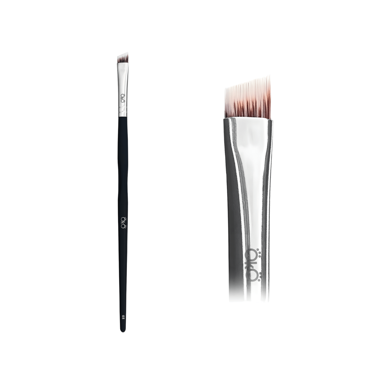 OKO ANGLED BRUSH 03 BLACK EDITION - FRAU STORE USA