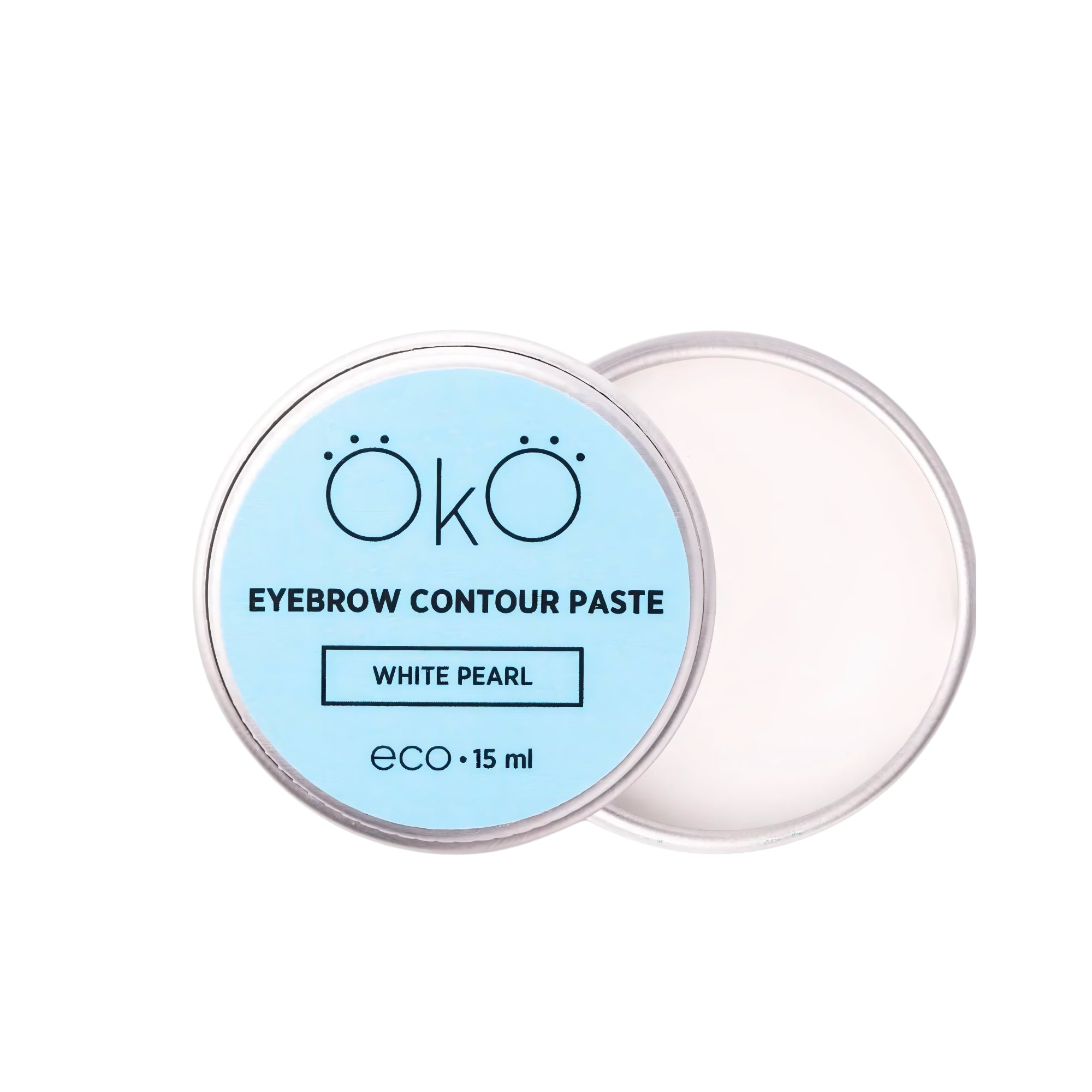OKO Eyebrow Mapping Paste White Pearl 15ml – defines brow shape and protects skin during tinting or henna – buy in USA at FRAU Store