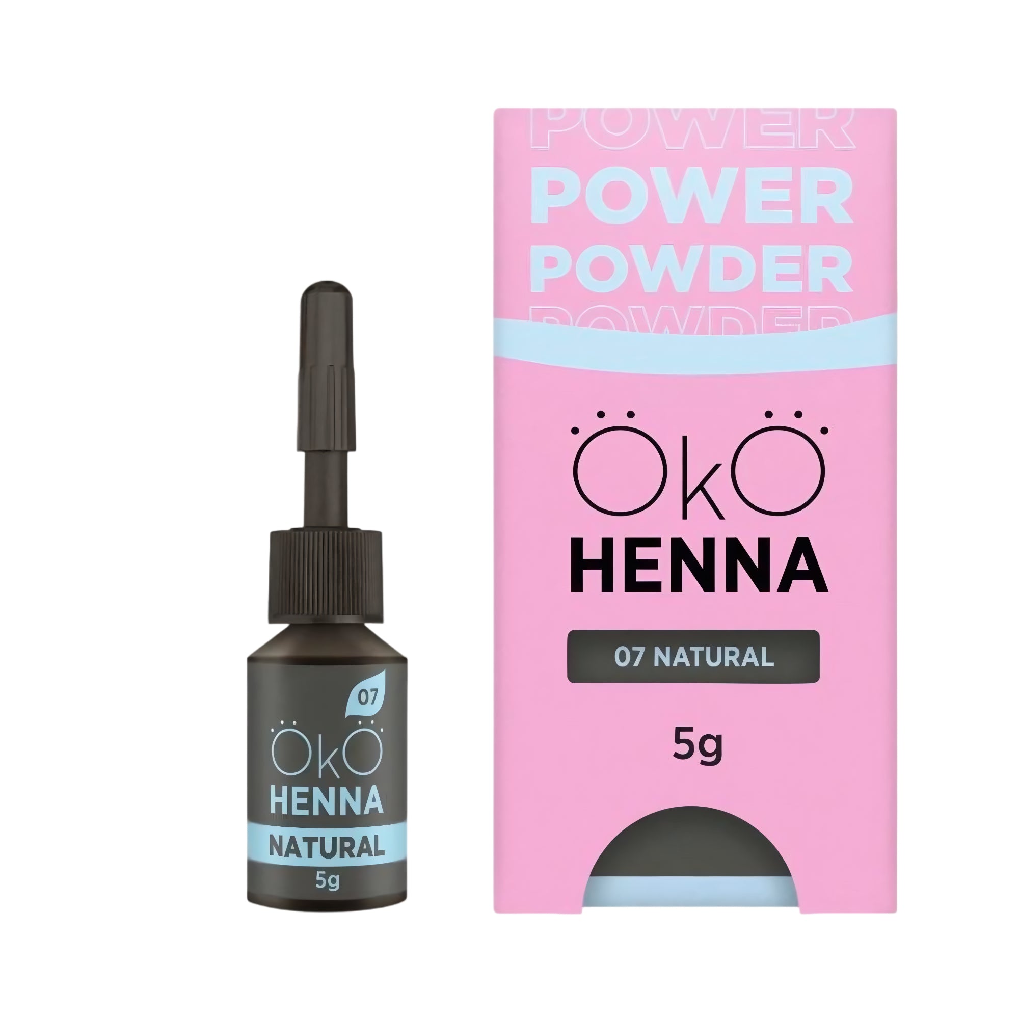 OKO Henna Tint Powder 5g – easy-to-mix formula for fast, flawless brow applications – buy in USA at FRAU Store