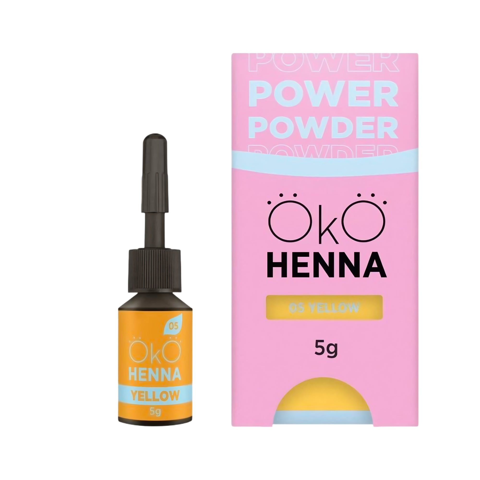 OKO Henna Brow Tint Powder 5g – delivers bold, smudge-resistant color that lasts up to two weeks – buy in USA at FRAU Store