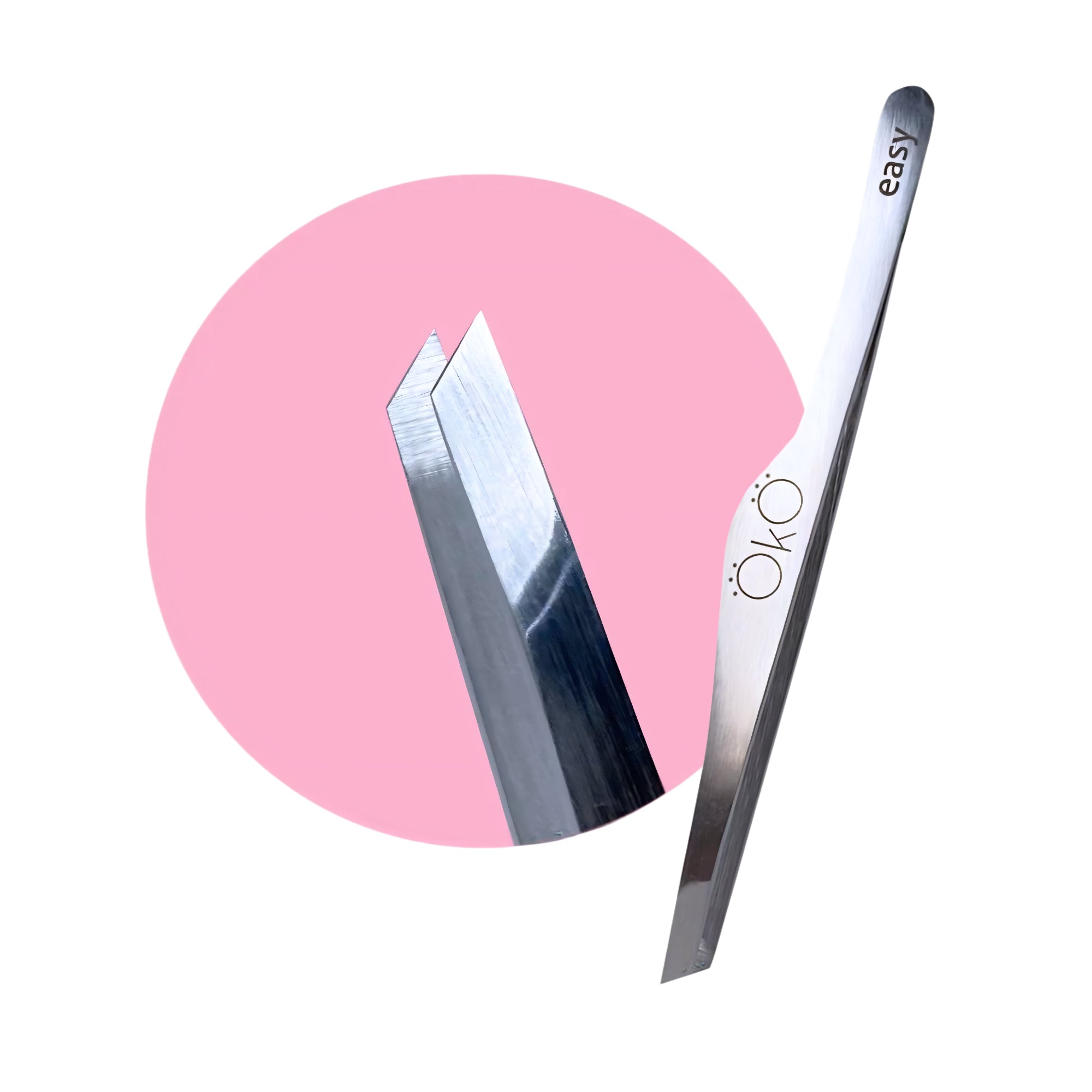 OKO Eyebrow Tweezers Beveled 02 Easy Touch – ergonomic design for smooth, effortless brow shaping – buy in USA at FRAU Store