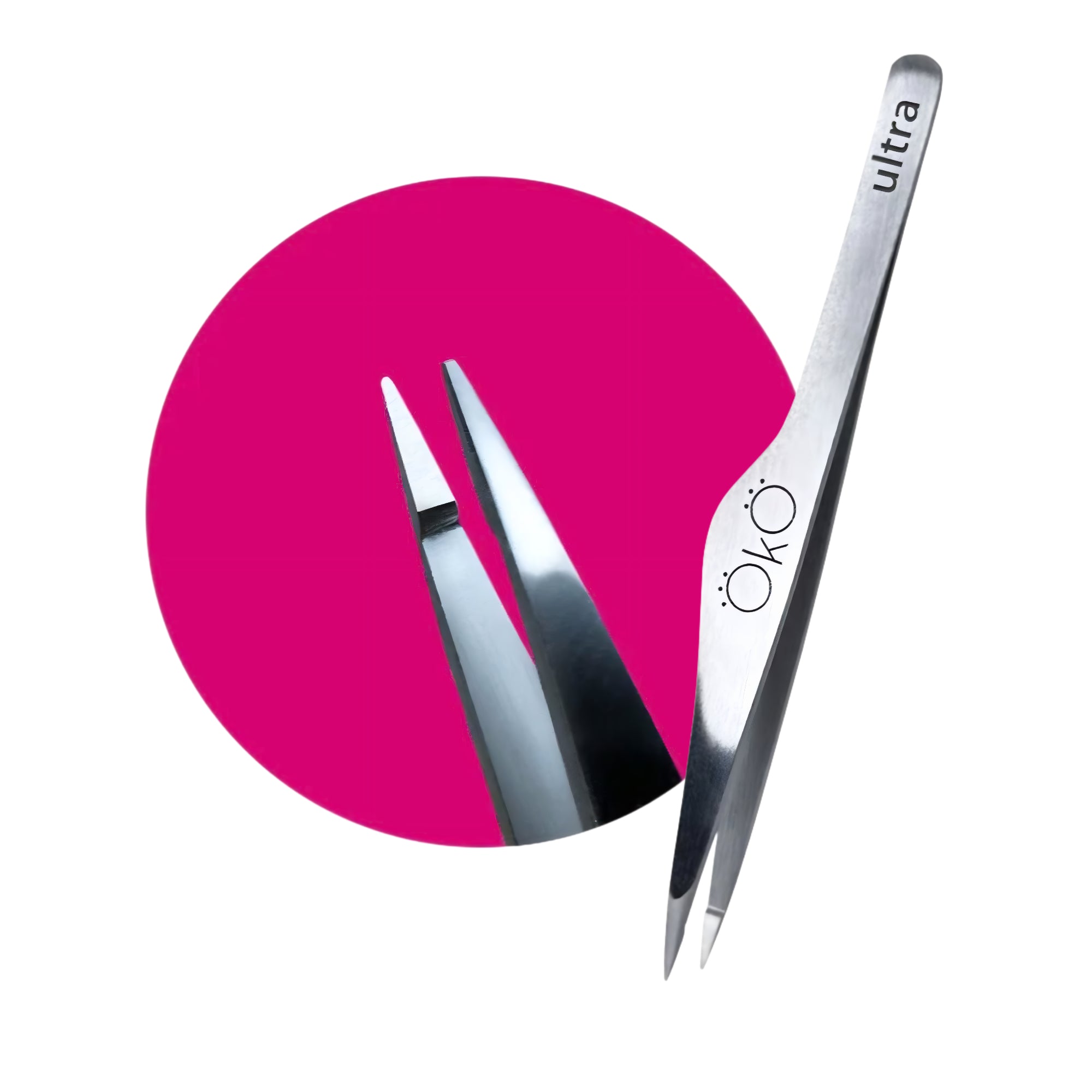 OKO Eyebrow Tweezers Pointy 03 Ultra Point – ultra-fine tip for precise hair removal and detailed brow work – buy in USA at FRAU Store