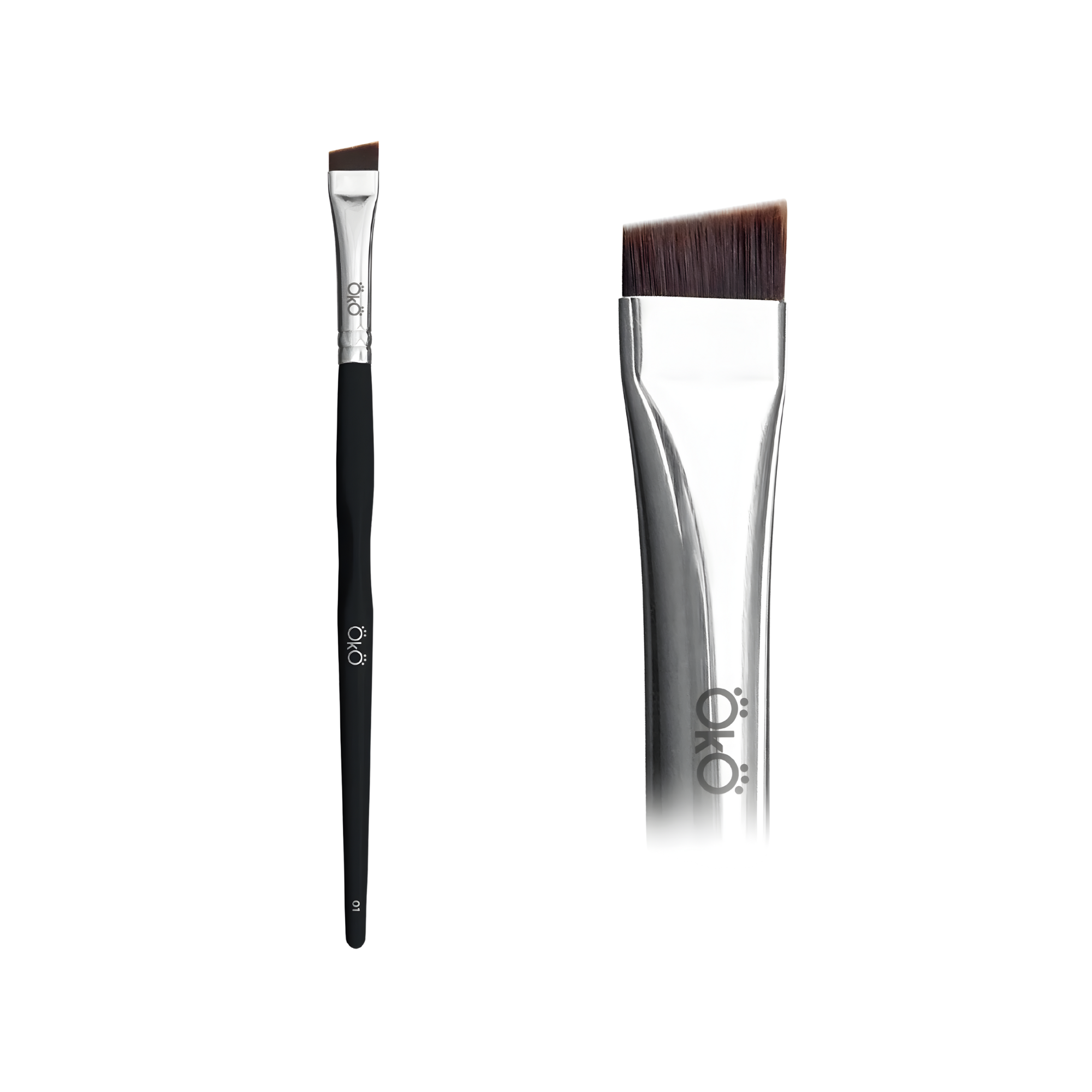 OKO LARGE ANGLED BRUSH 01 BLACK EDITION - FRAU STORE USA