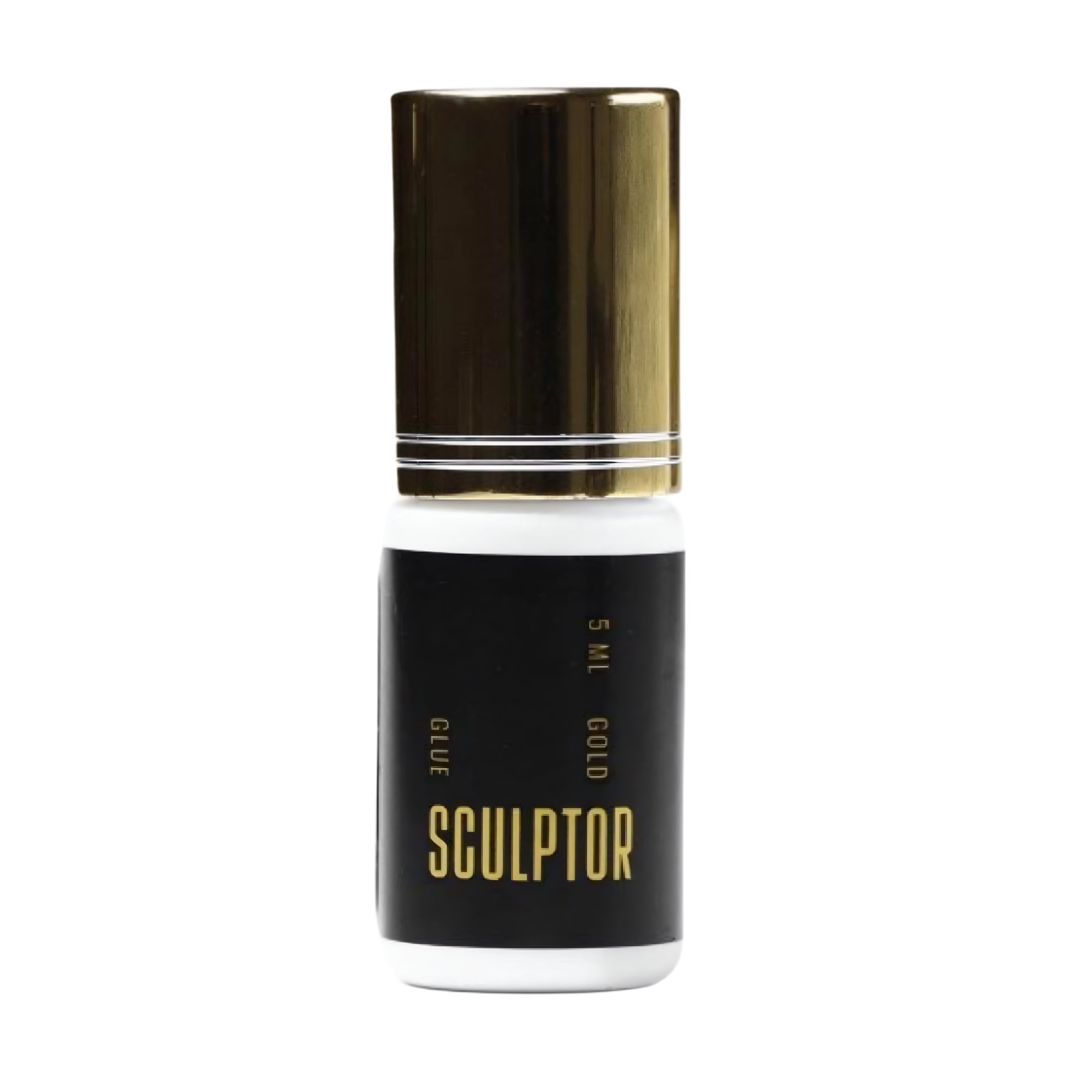 SCULPTOR Eyelash Glue Black 'Gold' 0.5 Sec 5ml – ultra-fast drying adhesive for professional lash extension application – buy in USA at FRAU Store