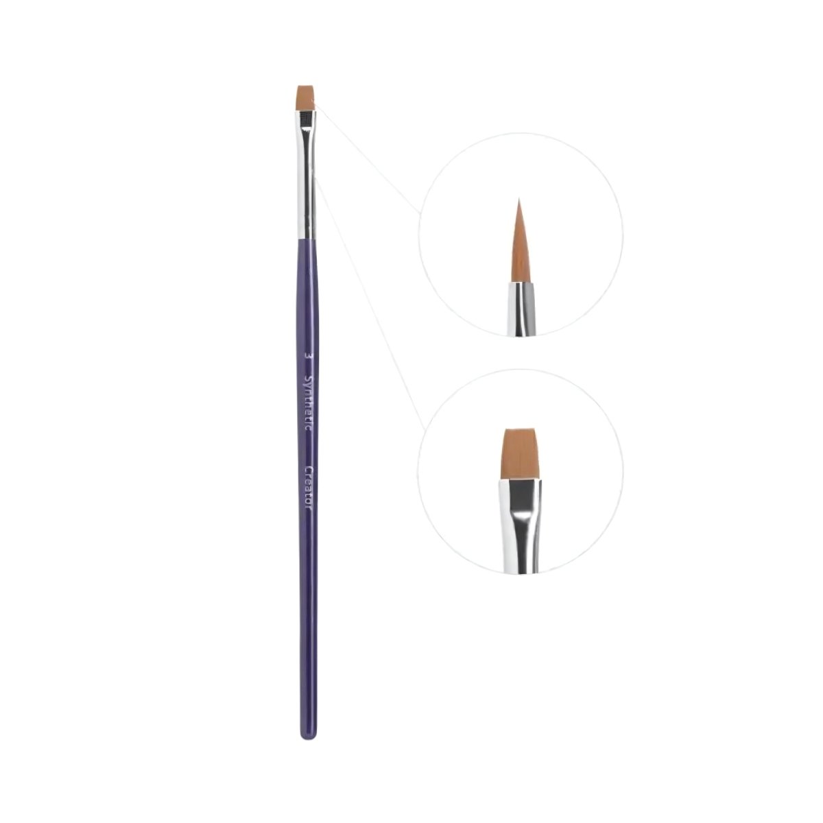 SYNTHETIC CREATOR BRUSH - FRAU STORE USA