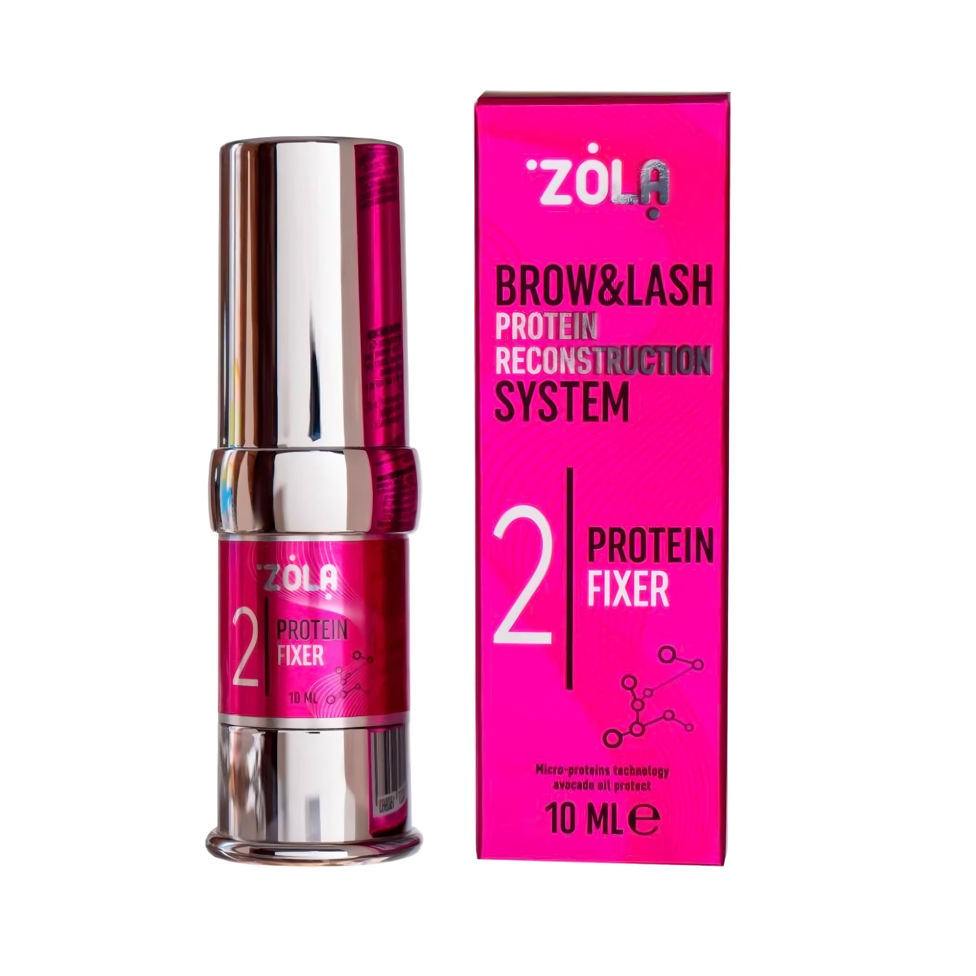 Zola Laminating Compound 02 Protein Fixer 10ml – bonding formula for brow and lash lamination – buy in the USA at FRAU Store