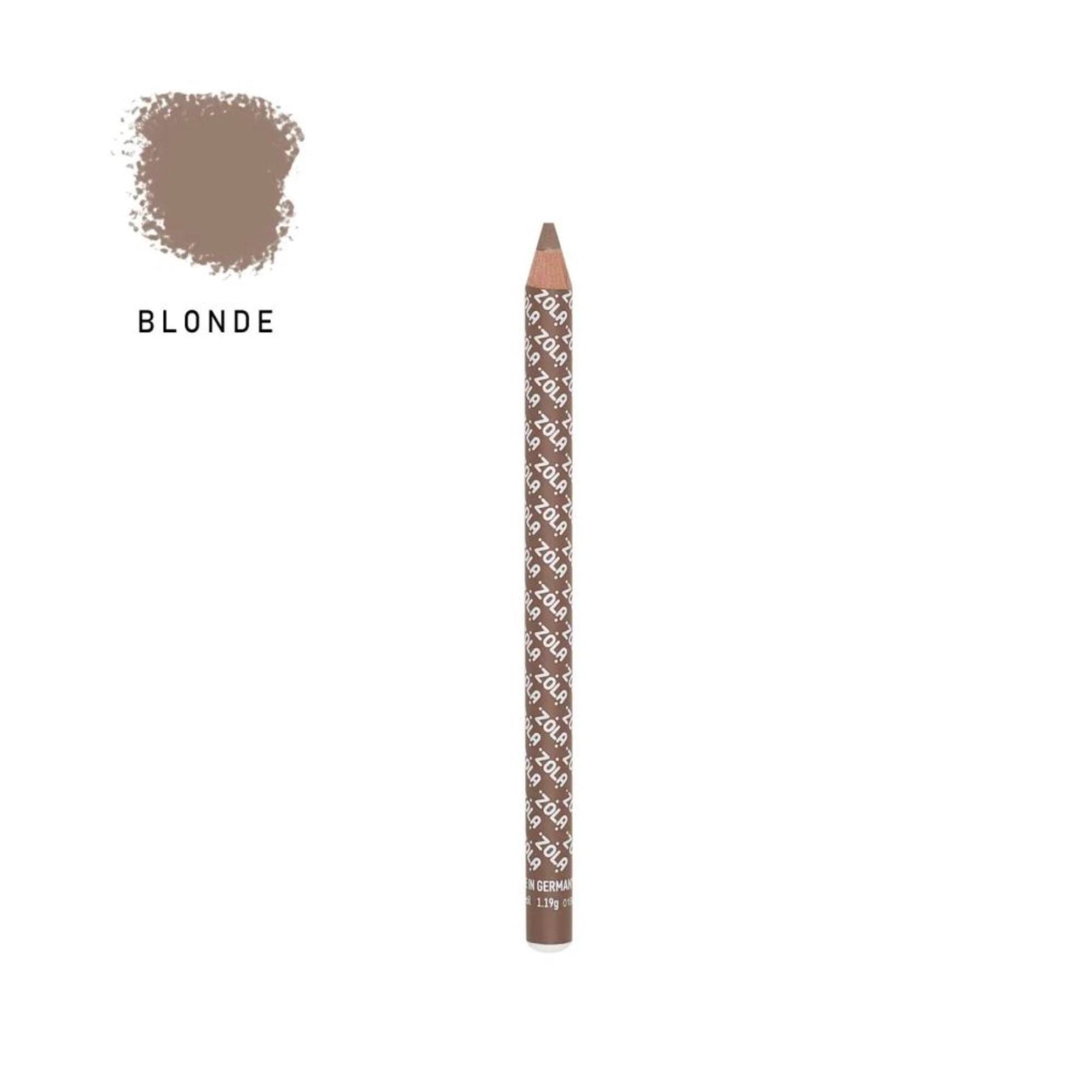 Zola Powder Brow Pencil Blonde 1.19g – soft pencil for natural-looking, defined eyebrows – buy in USA at FRAU Store