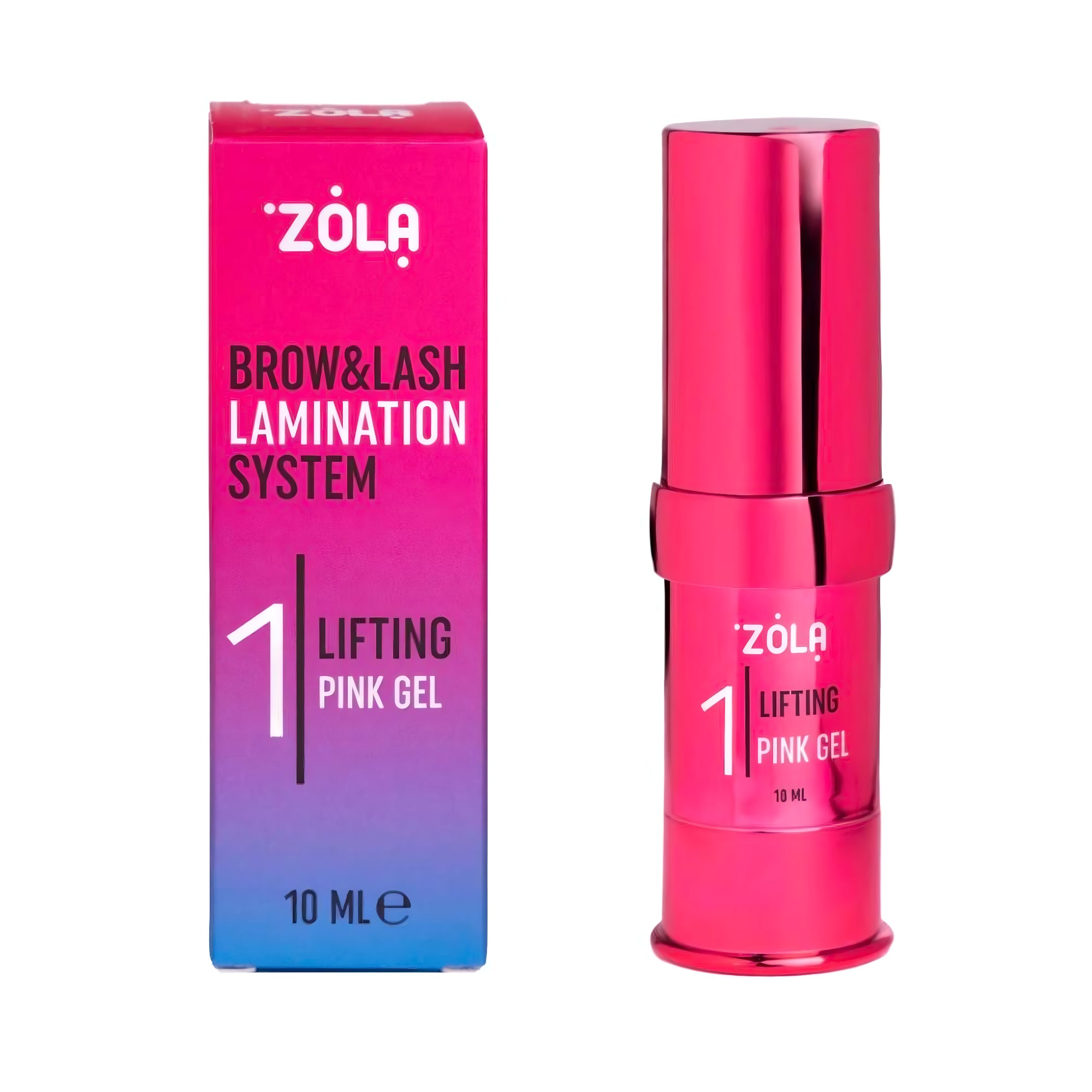 Zola Color Lab 01 Lifting Pink Gel 10ml – laminating compound for lifting brows and lashes – buy in the USA at FRAU Store