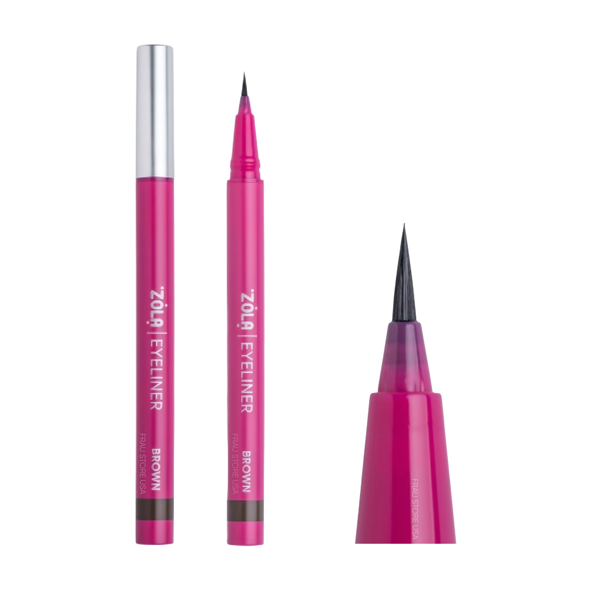 Zola Eyeliner Brown – smooth, long-lasting formula for precise eye definition – buy in the USA at FRAU Store