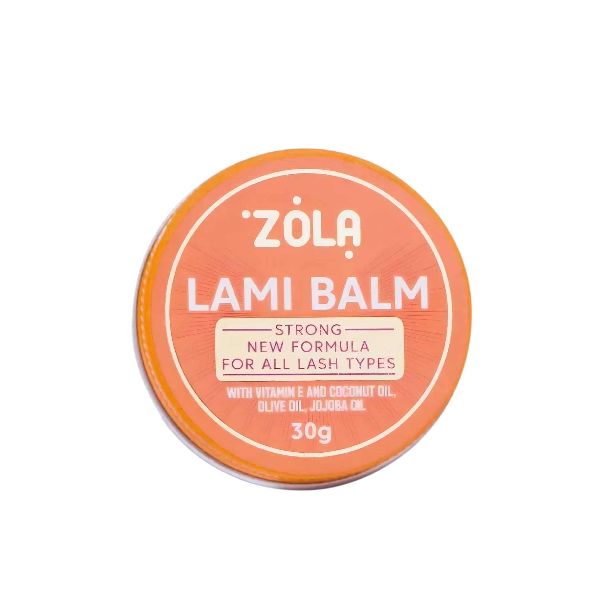 Zola Orange Lami Balm Glue 30g – easy-to-use adhesive for lash lamination with vibrant color – buy in USA at FRAU Store