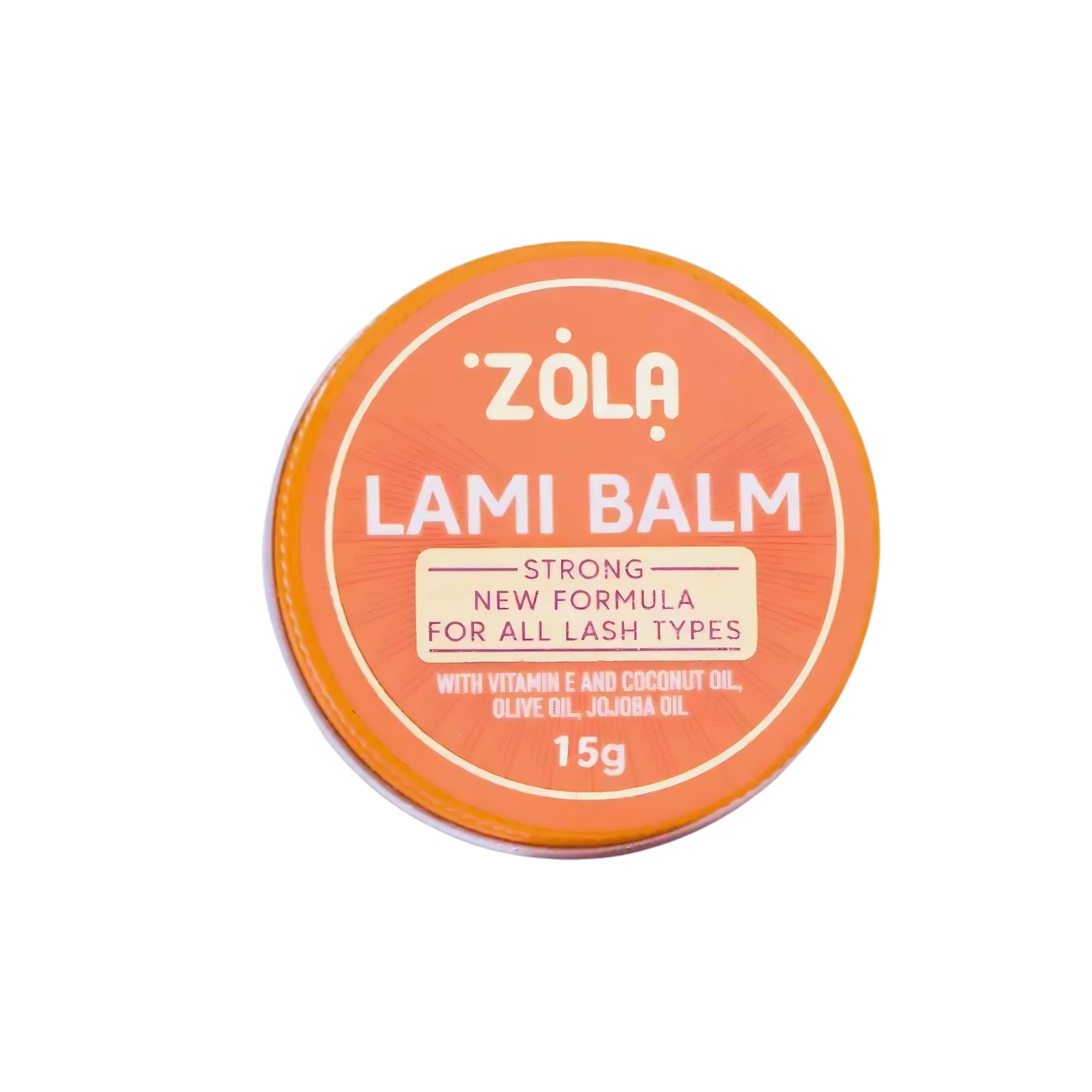 Zola Lami Balm Lash Lamination Glue Orange 15g – secure and flexible hold for lash lift procedures – buy in USA at FRAU Store