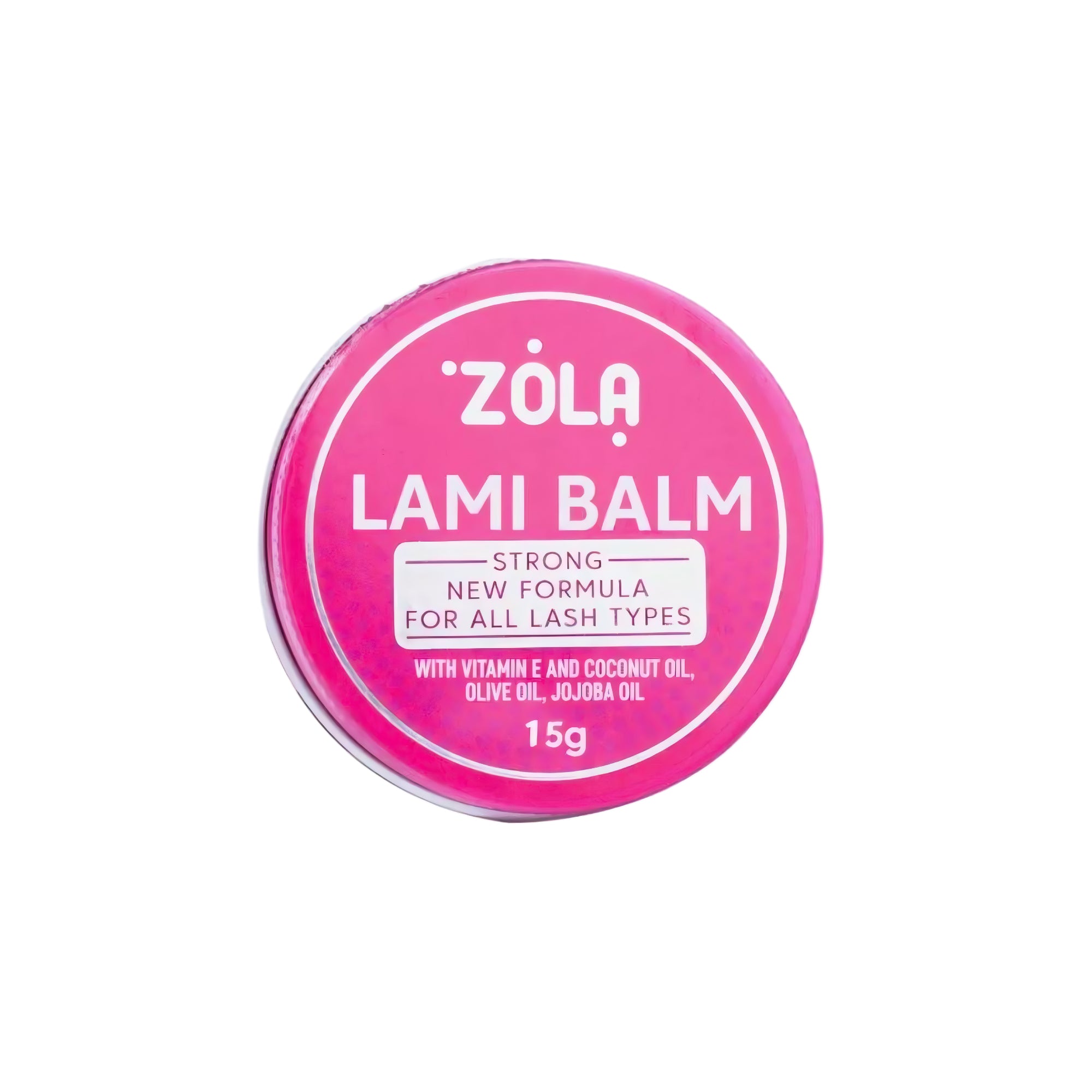 Zola Lami Balm Lash Lamination Glue Pink 15G – secure adhesive for precise lash lift application – buy in USA at FRAU Store