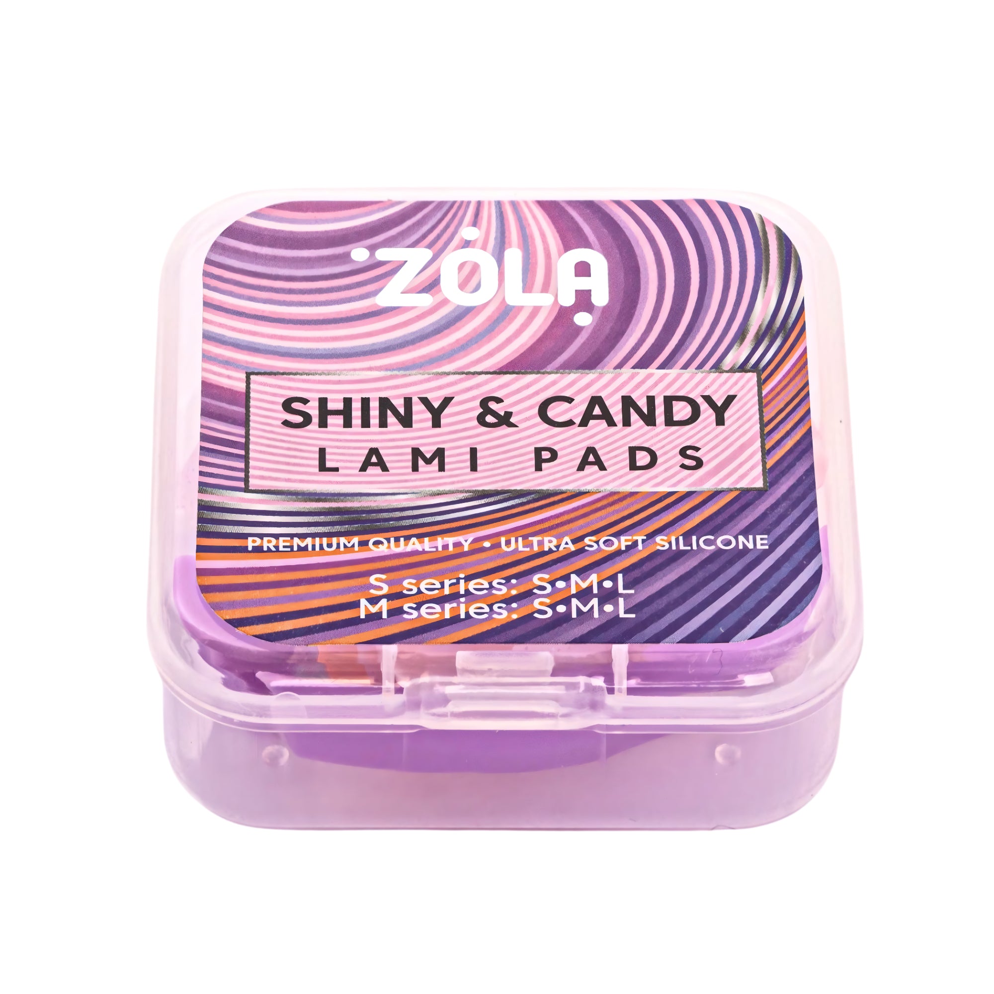 Zola Shiny & Candy Silicone Pads – 6 pairs in S and M series for colorful, stylish lash lamination – buy in USA at FRAU Store