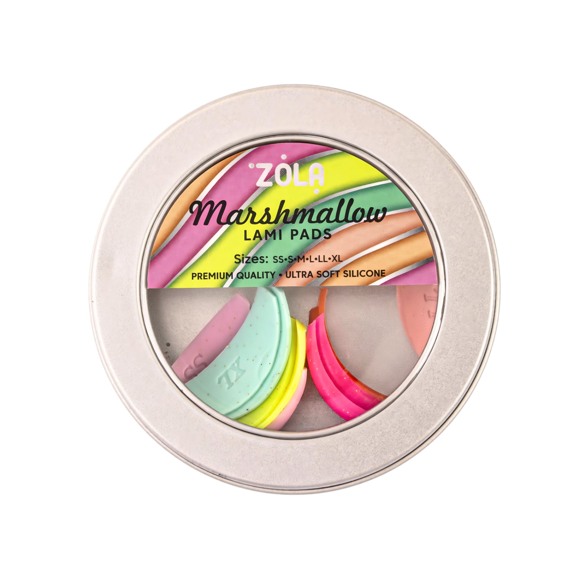 Zola Marshmallow Silicone Pads – ultra-soft lash lift pads in sizes SS to XL for a comfortable fit – buy in the USA at FRAU Store