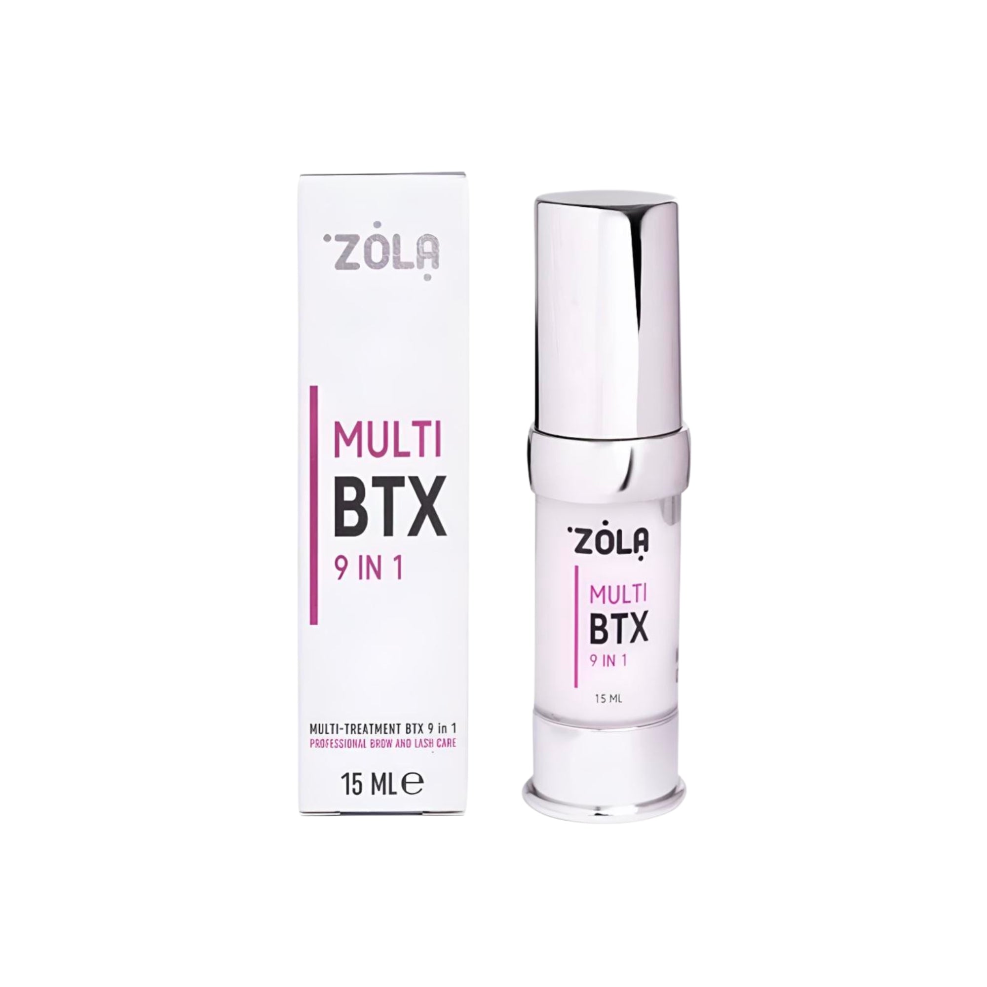 Zola Multi-Treatment BTX 9-in-1 15ml – premium multifunctional care for eyebrows and lashes – buy in USA at FRAU Store