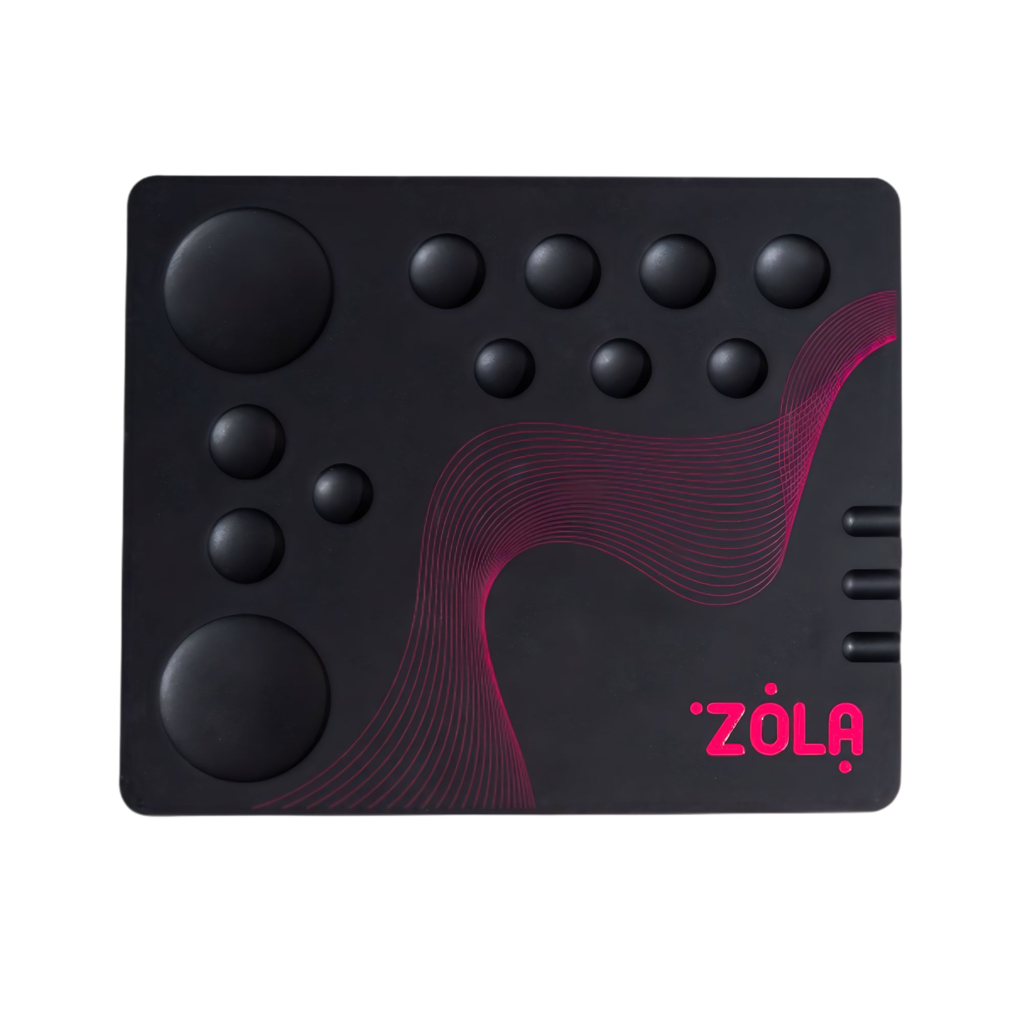 Zola Black Silicone Mixing Pad – perfect for mixing brow and lash products – buy in the USA at FRAU Store