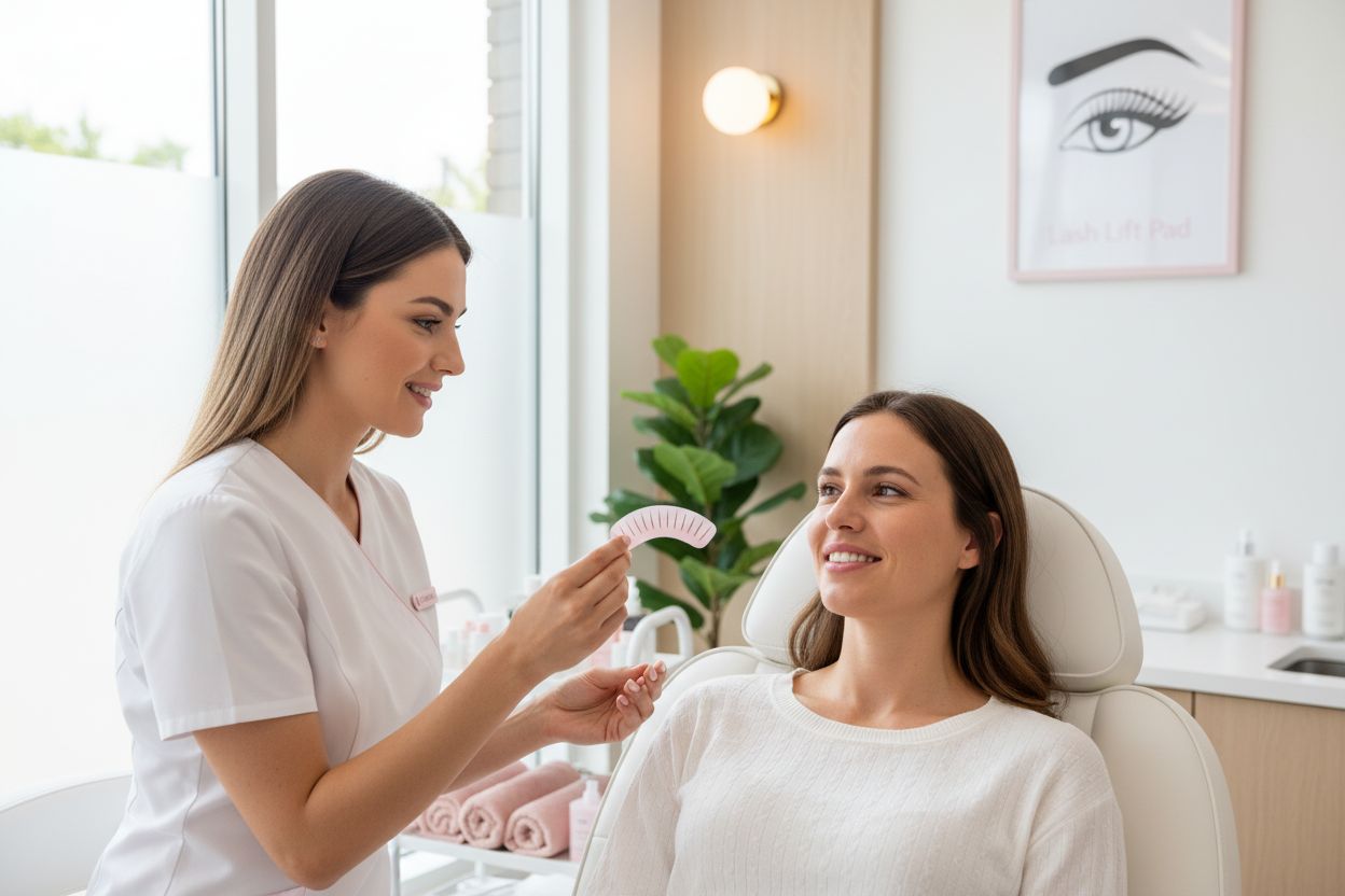 lash lift pad consultation