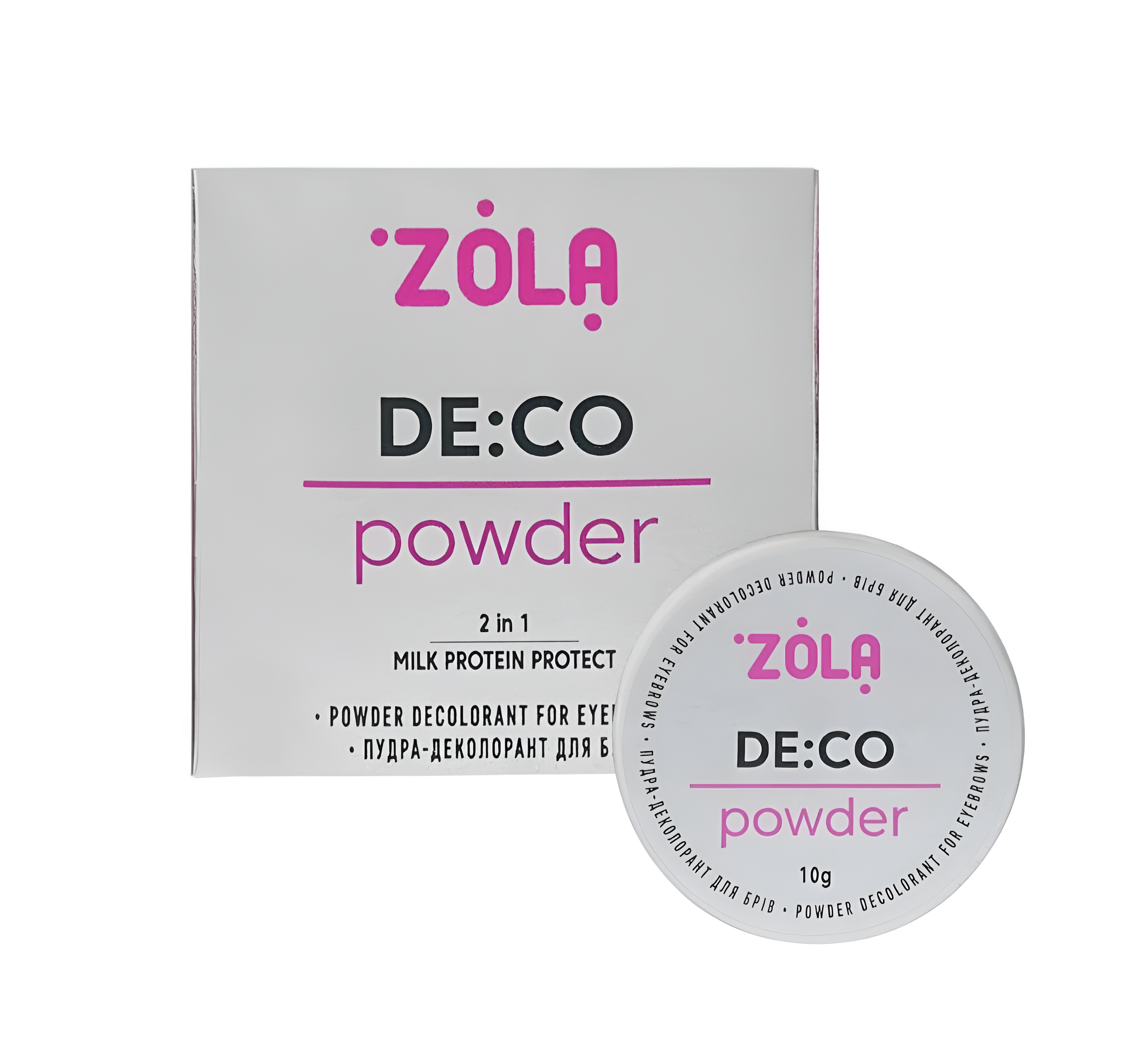 ZOLA DE:CO Powder | Decolorant for Eyebrows | FRAU STORE USA