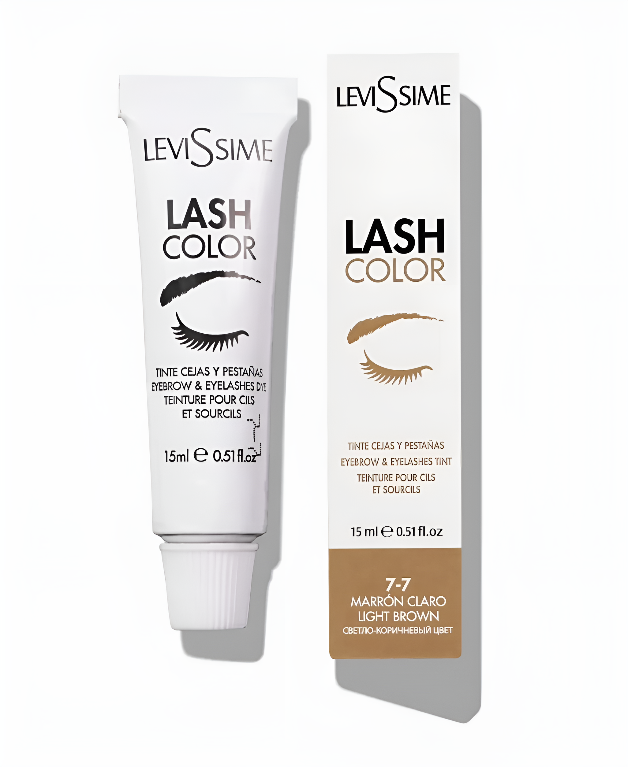 Levissime Light Brown Eyelash Dye | Eyebrow Dye | FRAU STORE USA