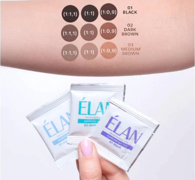 ELAN Eyebrow Gel Tint Kit | Best Brow Tint Kit | FRAU STORE USA