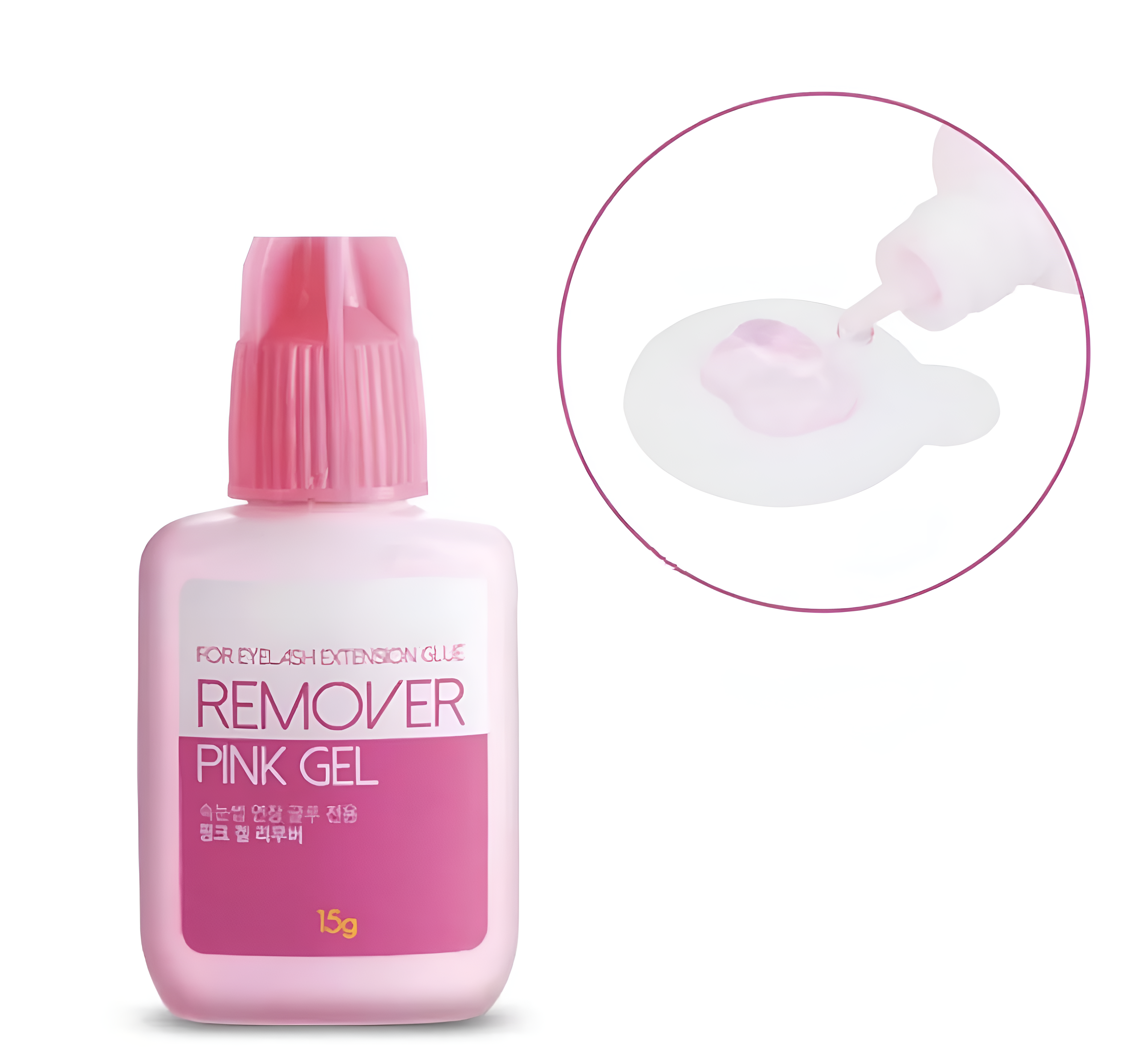 Pink Eyelash Glue Remover | Eyelash Glue Remover Gel | FRAU STORE USA