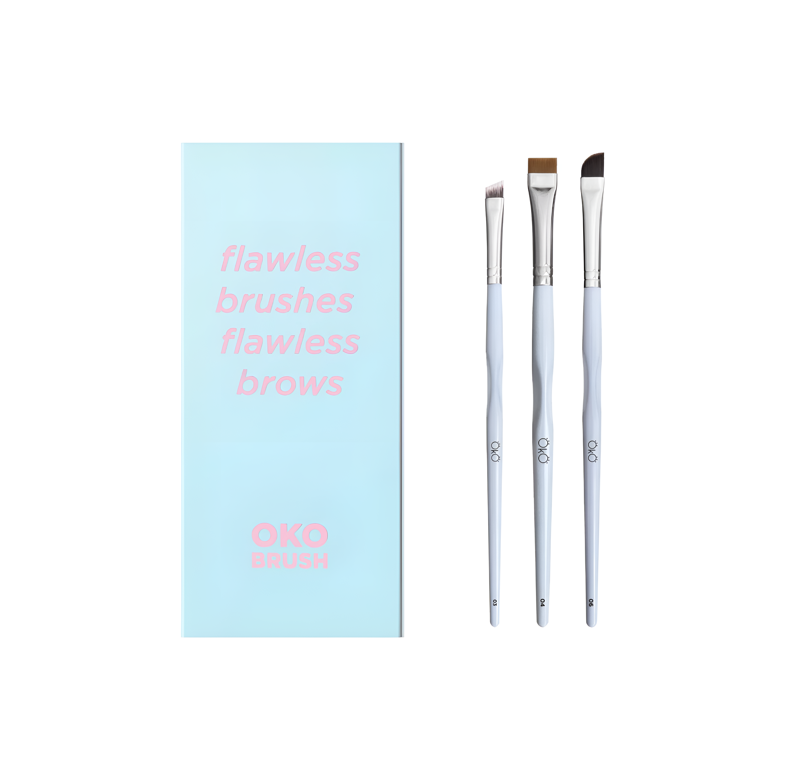 Flawless Eyebrow Brush Set | Eyelash Brush Kit | RAU STORE USA