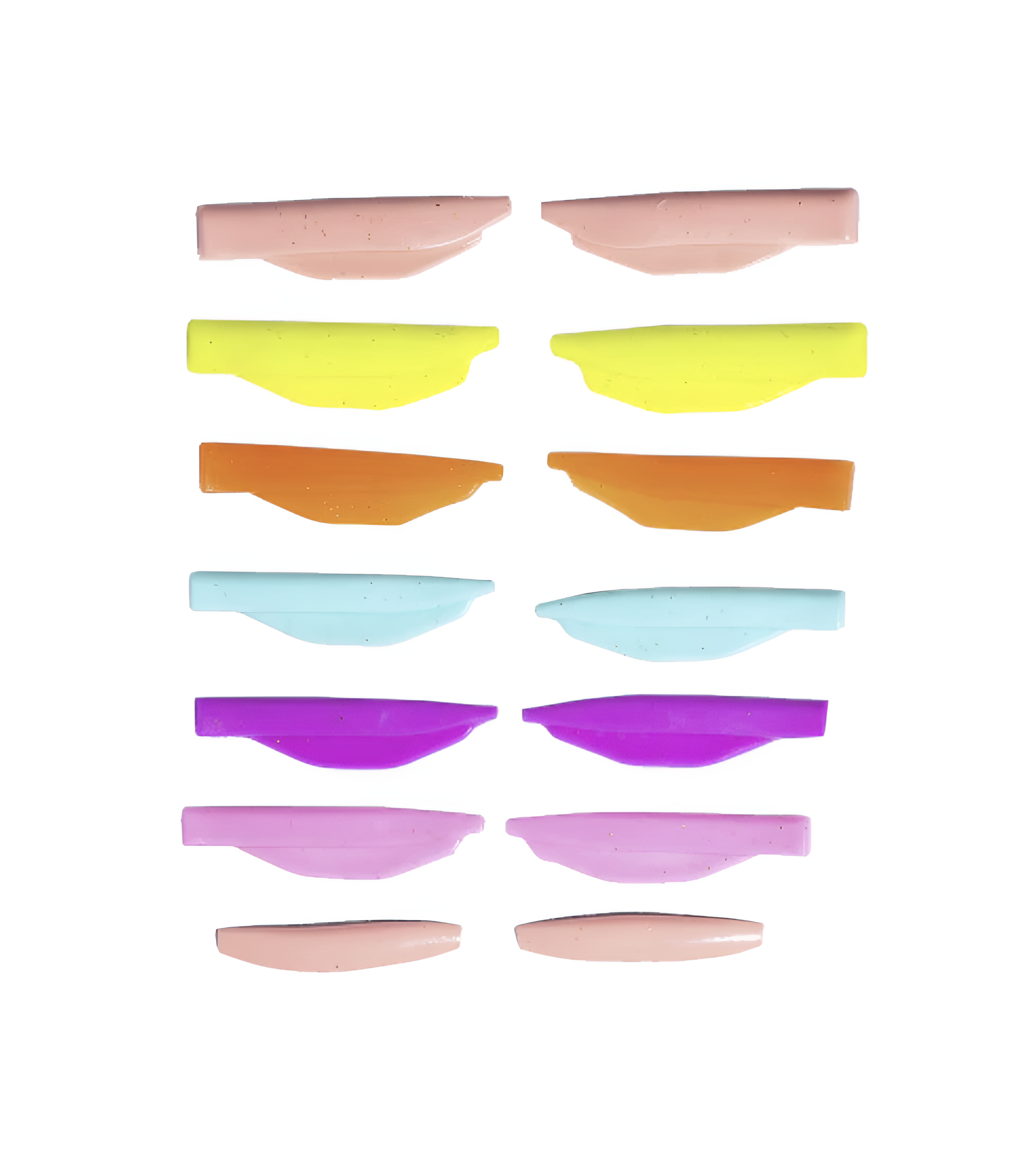 ZOLA - Silicone Eyelash lamination pads  RAINBOW L-CURL 7 sets