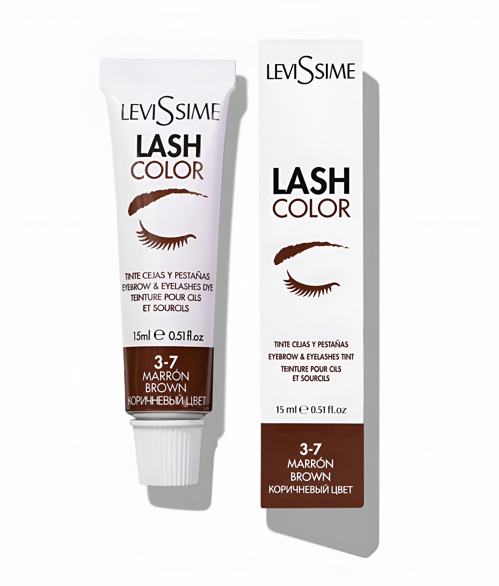 Levissime Marron Brown Eyebrow Dye | Eyelash Dye | FRAU STORE USA