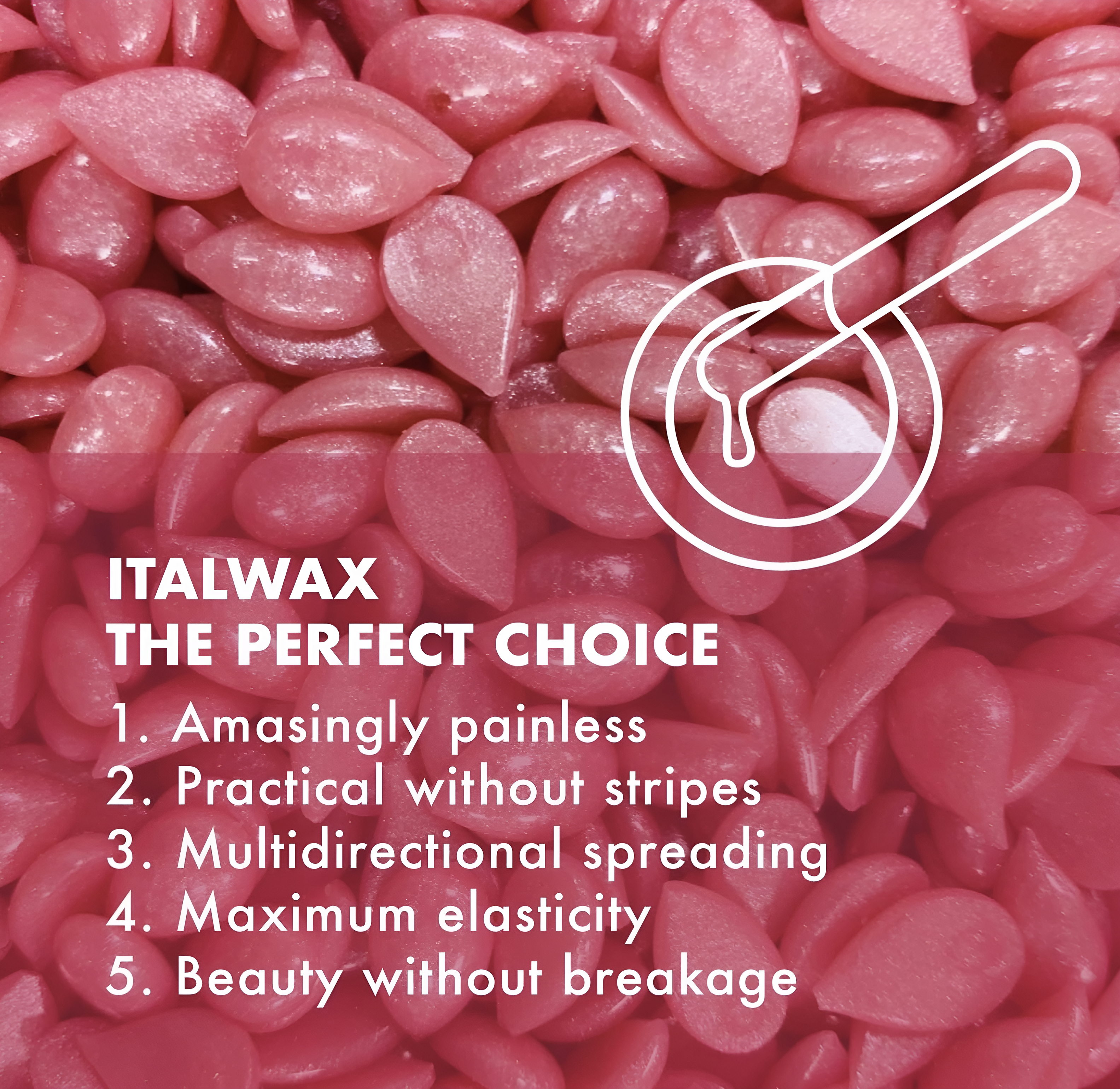 ITALWAX Topline Wax for Body | PINK PEARL Wax | FRAU STORE USA