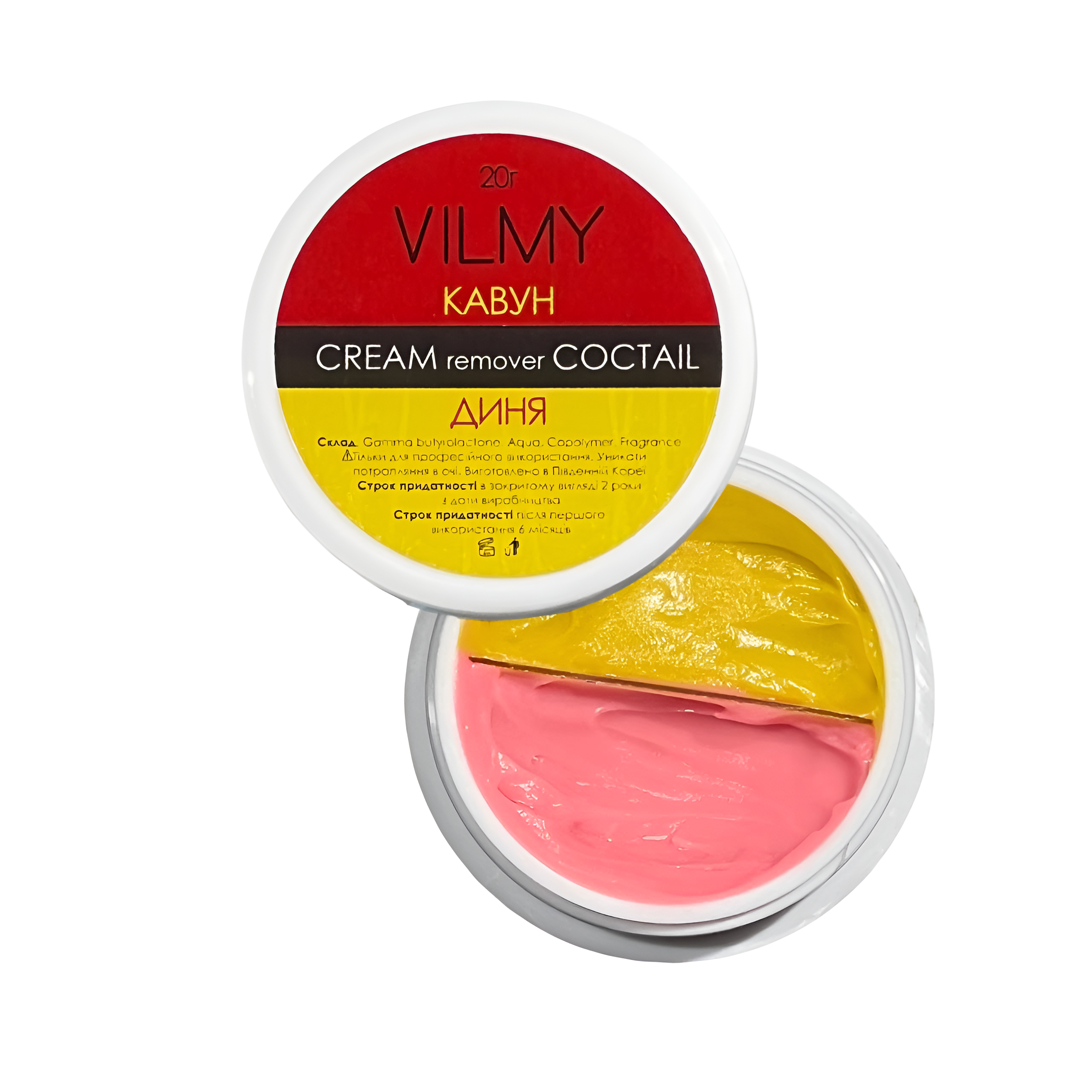 VILMY  - Eyelash Extensions Glue Cream Remover COCKTAIL, 20g