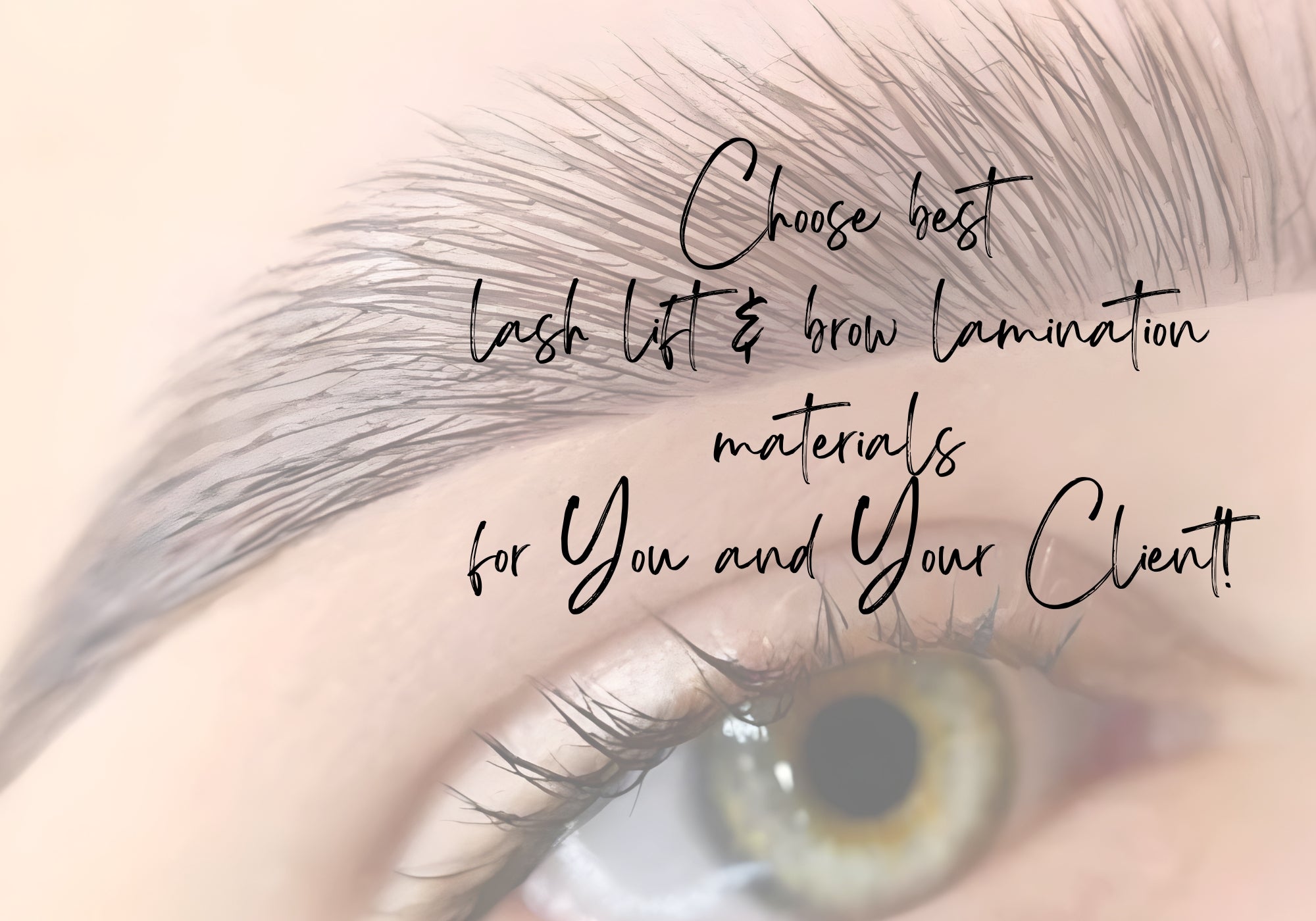 Choose best lash lift and brow lamination materials - Frau Store USA