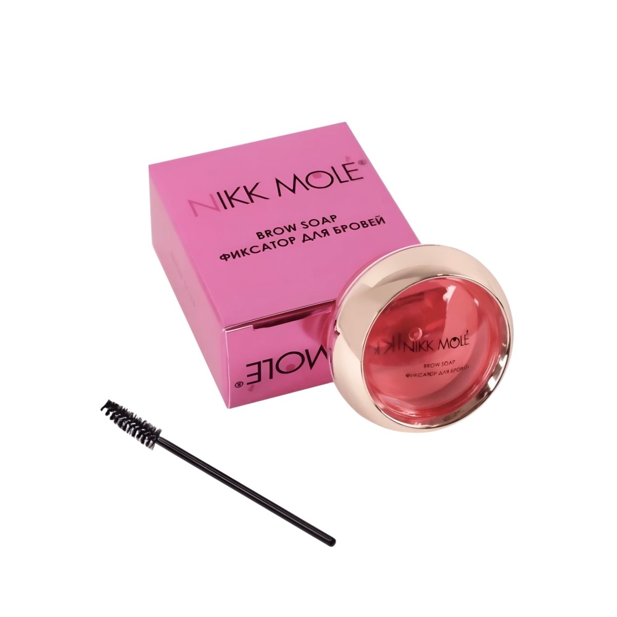 NIKK MOLE Brow Soap Fixer for eyebrow styling STRAWBERRY 15g - FRAU STORE USA