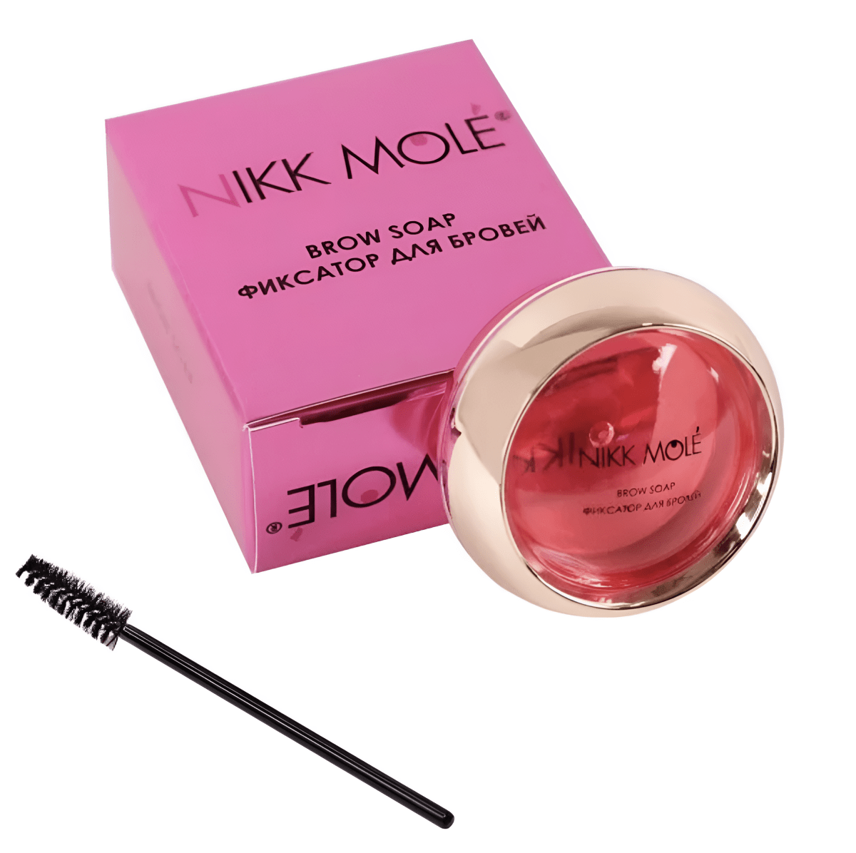 NIKK MOLE - Brow soap fixer(STRAWBERRY) , soap for brow styling - FRAU STORE USA