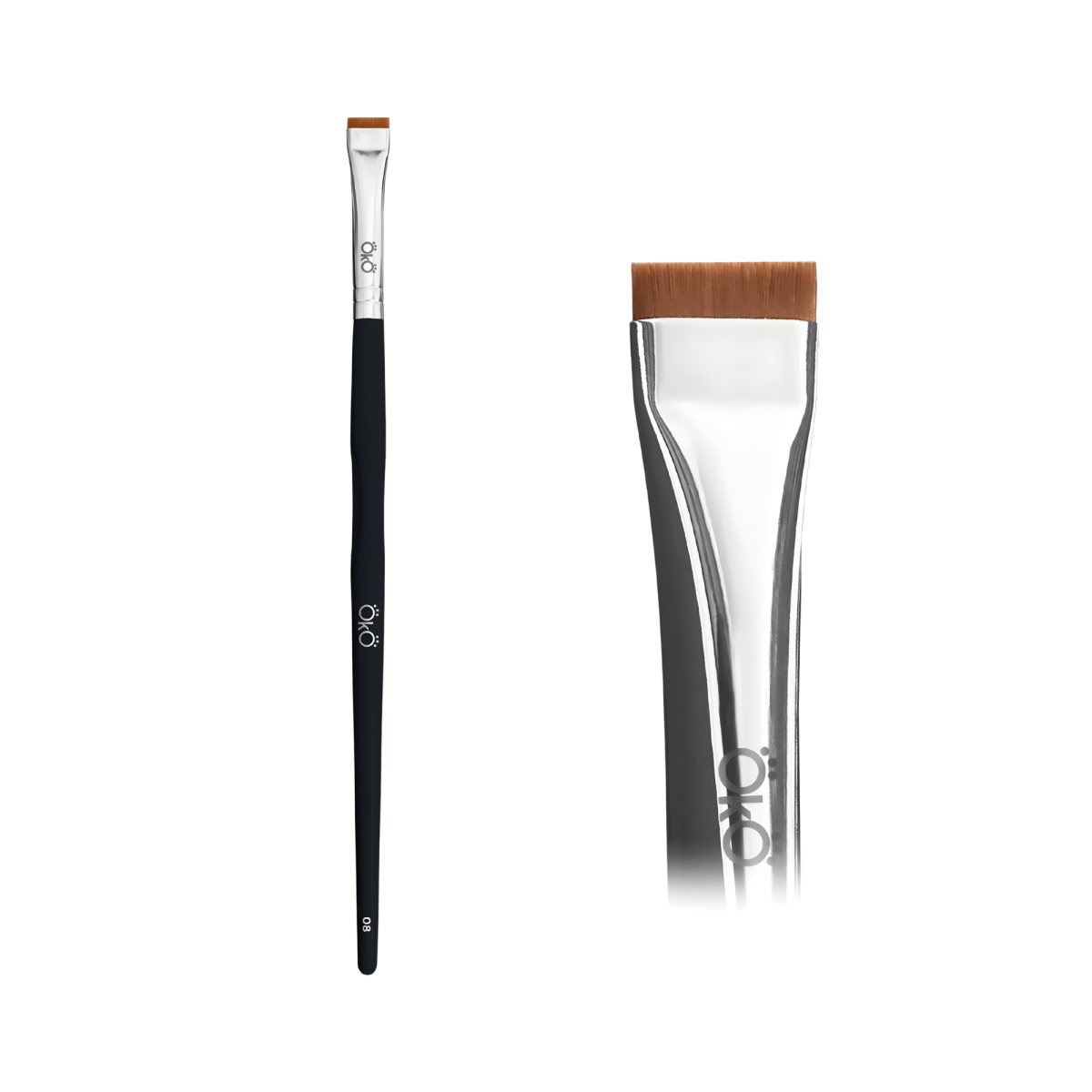 OKO FLAT BRUSH 08 BLACK EDITION - FRAU STORE USA
