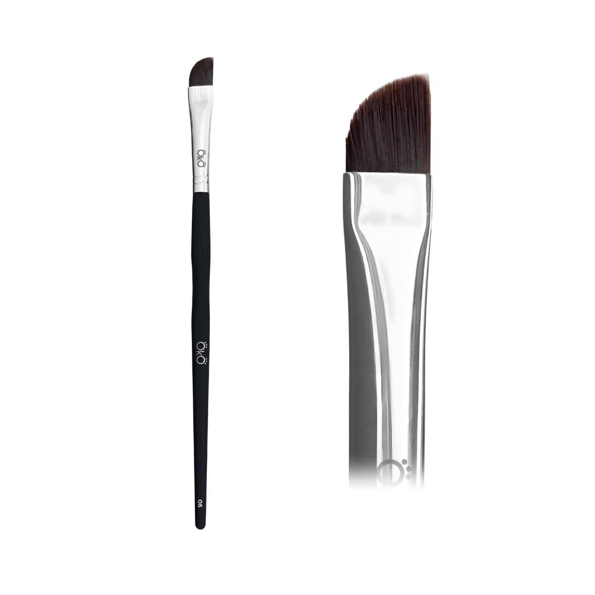 OKO SOFT LARGE ANGLED BRUSH 06 BLACK EDITION - FRAU STORE USA