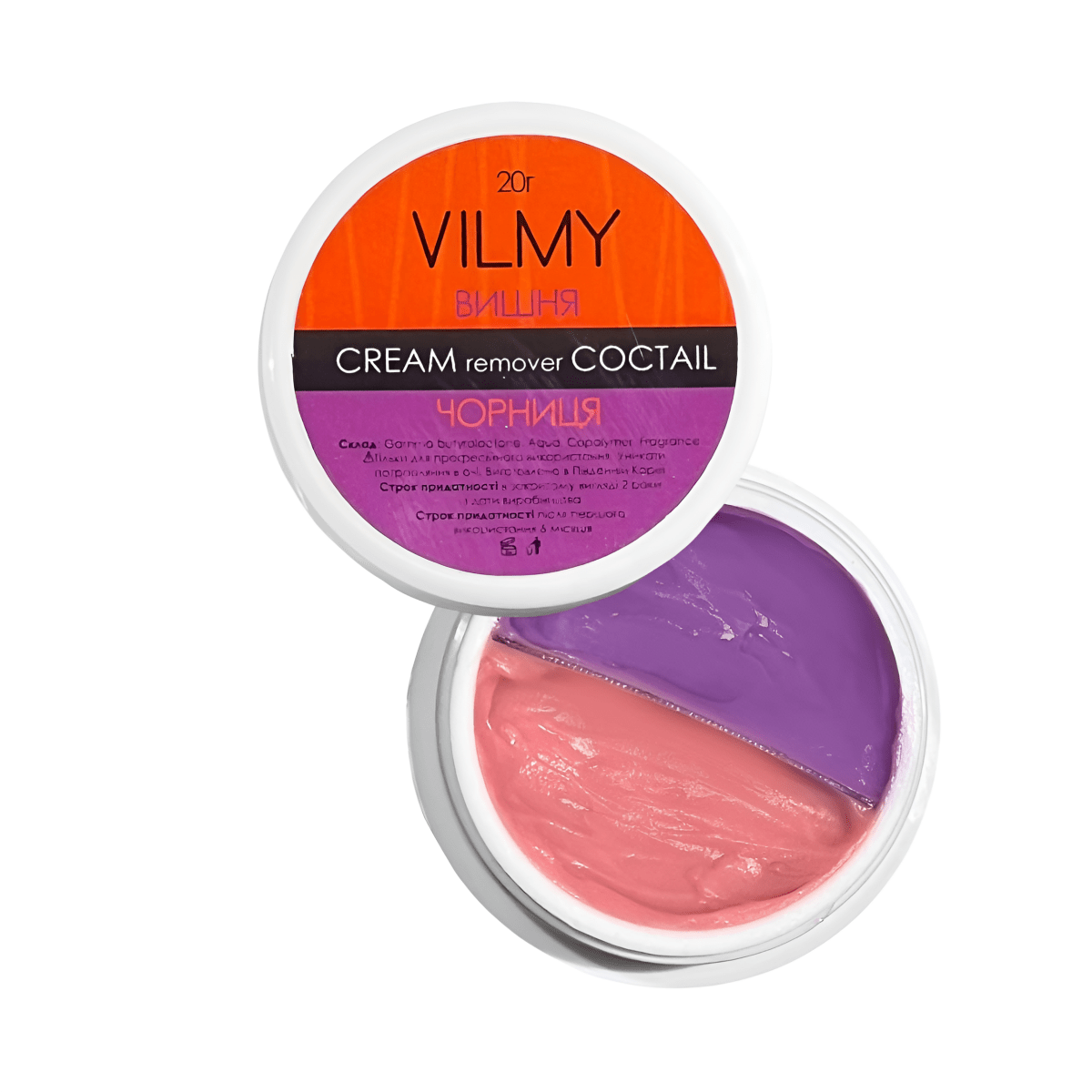 VILMY - Eyelash Extensions Glue Cream Remover COCKTAIL, 20g - FRAU STORE USA