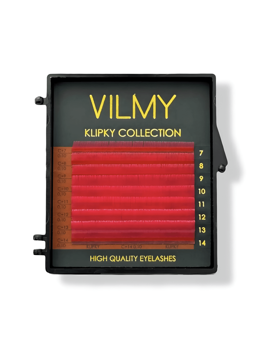 VILMY - KLIPKI Collection Individual lash extensions Pink MIx , 8 lines - FRAU STORE USA