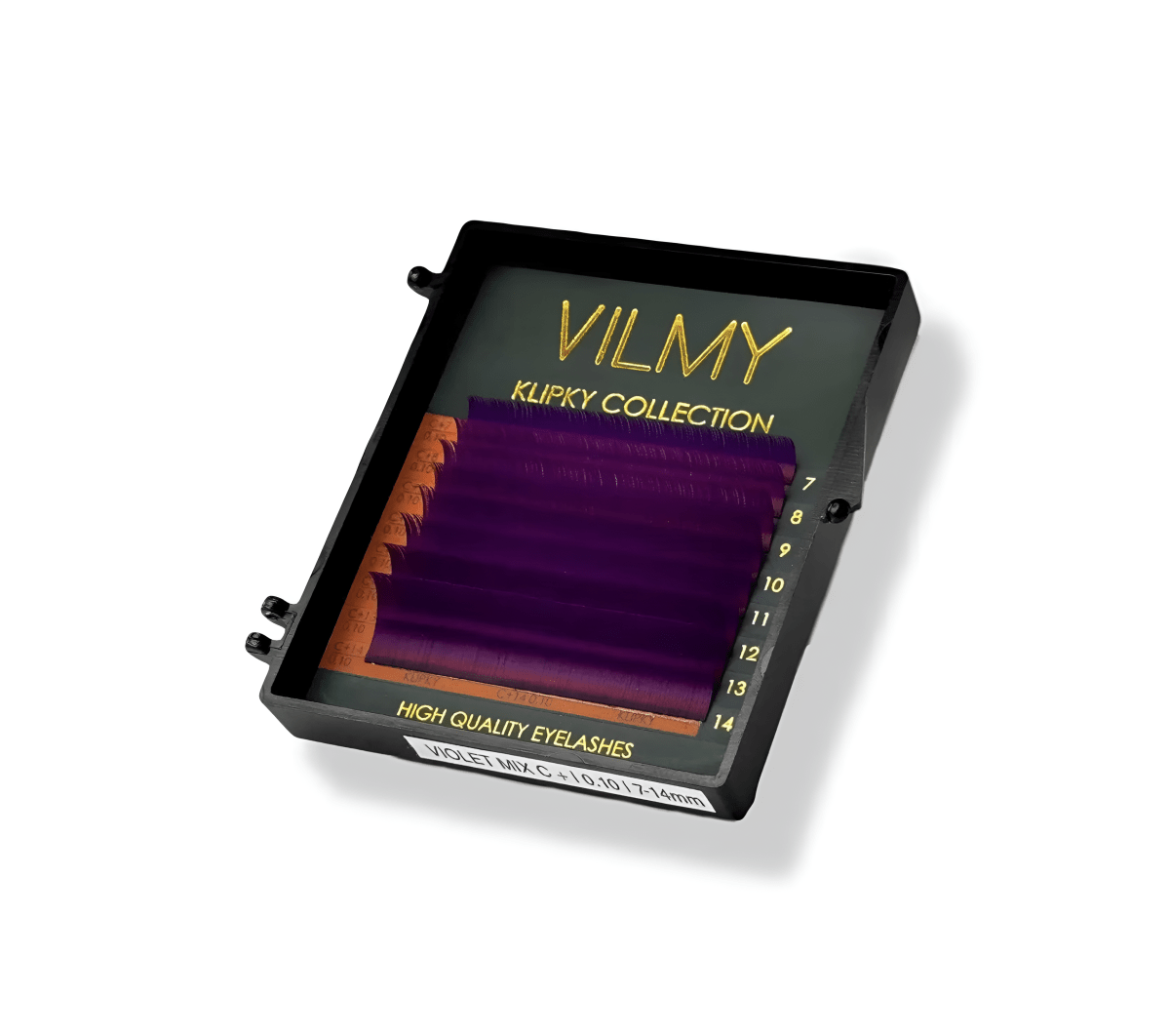 VILMY - KLIPKI Collection Individual lash extensions Violet MIx , 8 lines - FRAU STORE USA