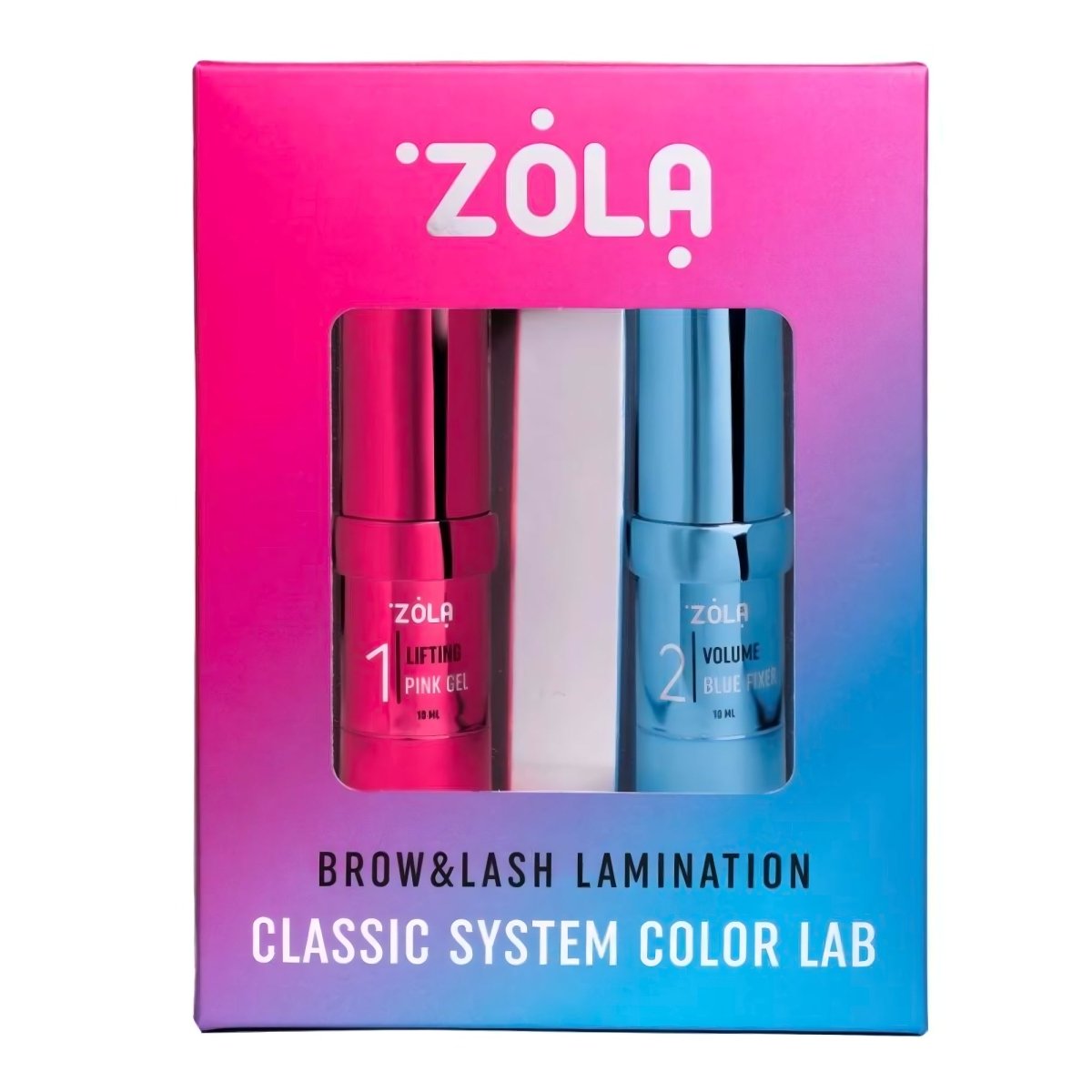 ZOLA Brow and Lash Lamination Classic System Color Lab Set , 2 x 10ml - FRAU STORE USA