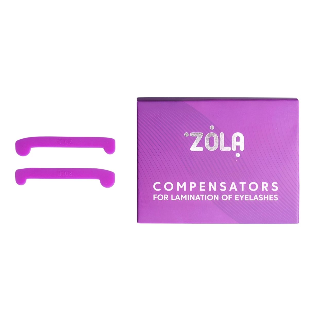 ZOLA Compensators for lash lift lamination PURPLE 1 pair - FRAU STORE USA