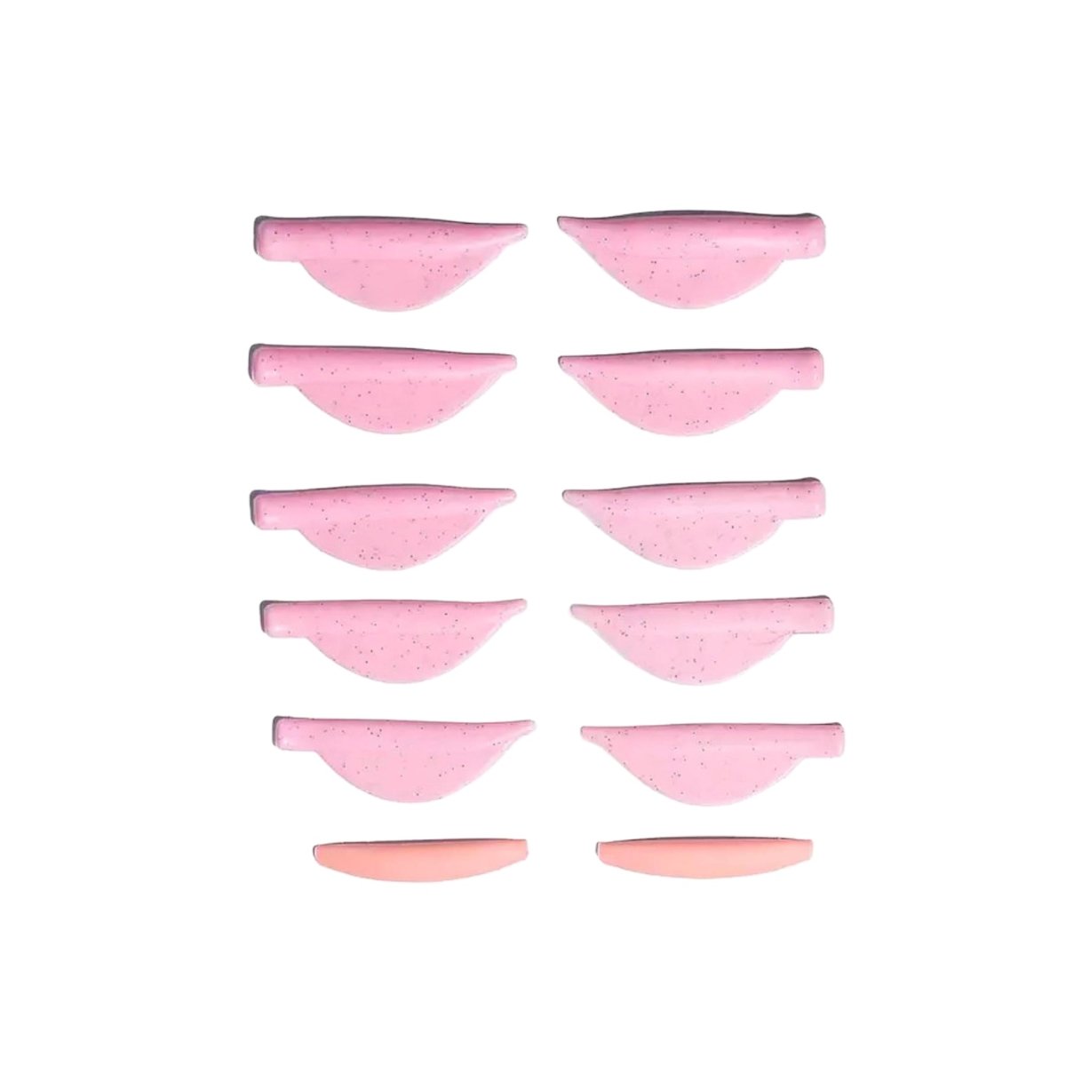 ZOLA Lash Lift Lamination Silicone Pads Pinky Shiny (XS, S, M, L, XL) 6 pairs - FRAU STORE USA