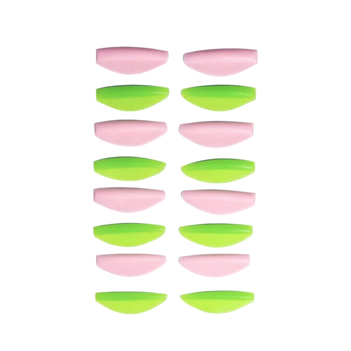 ZOLA Lash Lift Lamination Silicone Pads Round Curl Pink & Green (S, S1, M, M1, L, L1, XL, XL1) 8 pairs - FRAU STORE USA